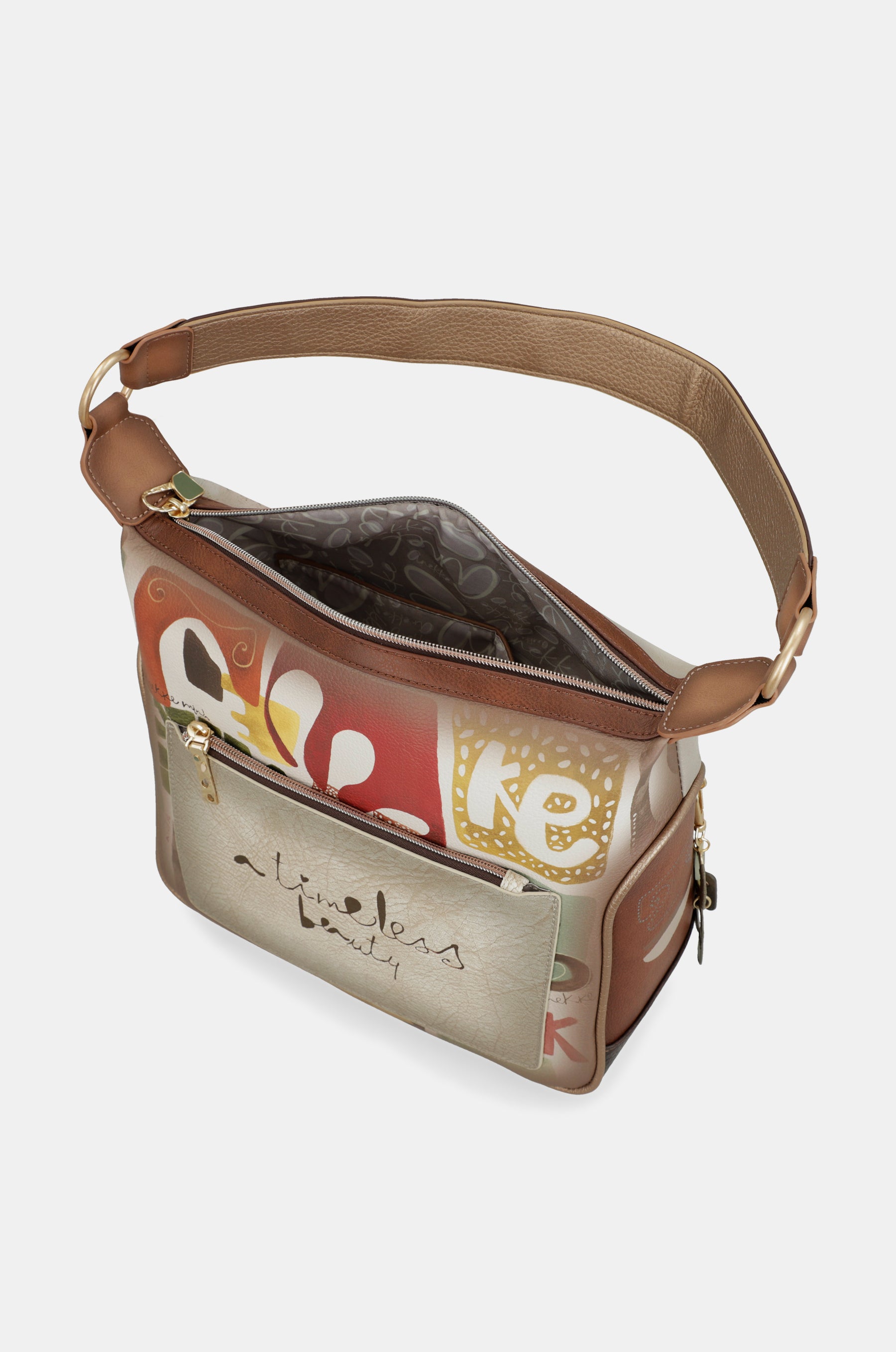 Schultertasche mit Umhängeriemen Muse