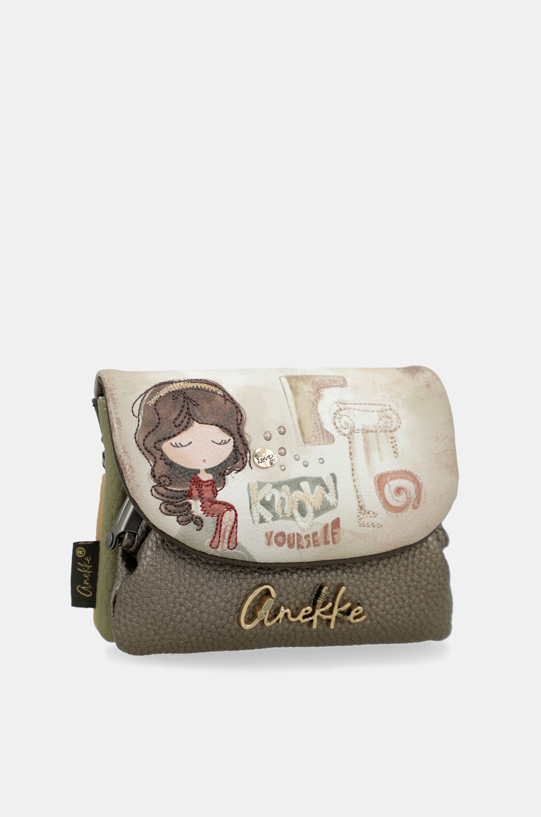 Portemonnaie mit Klappe Muse