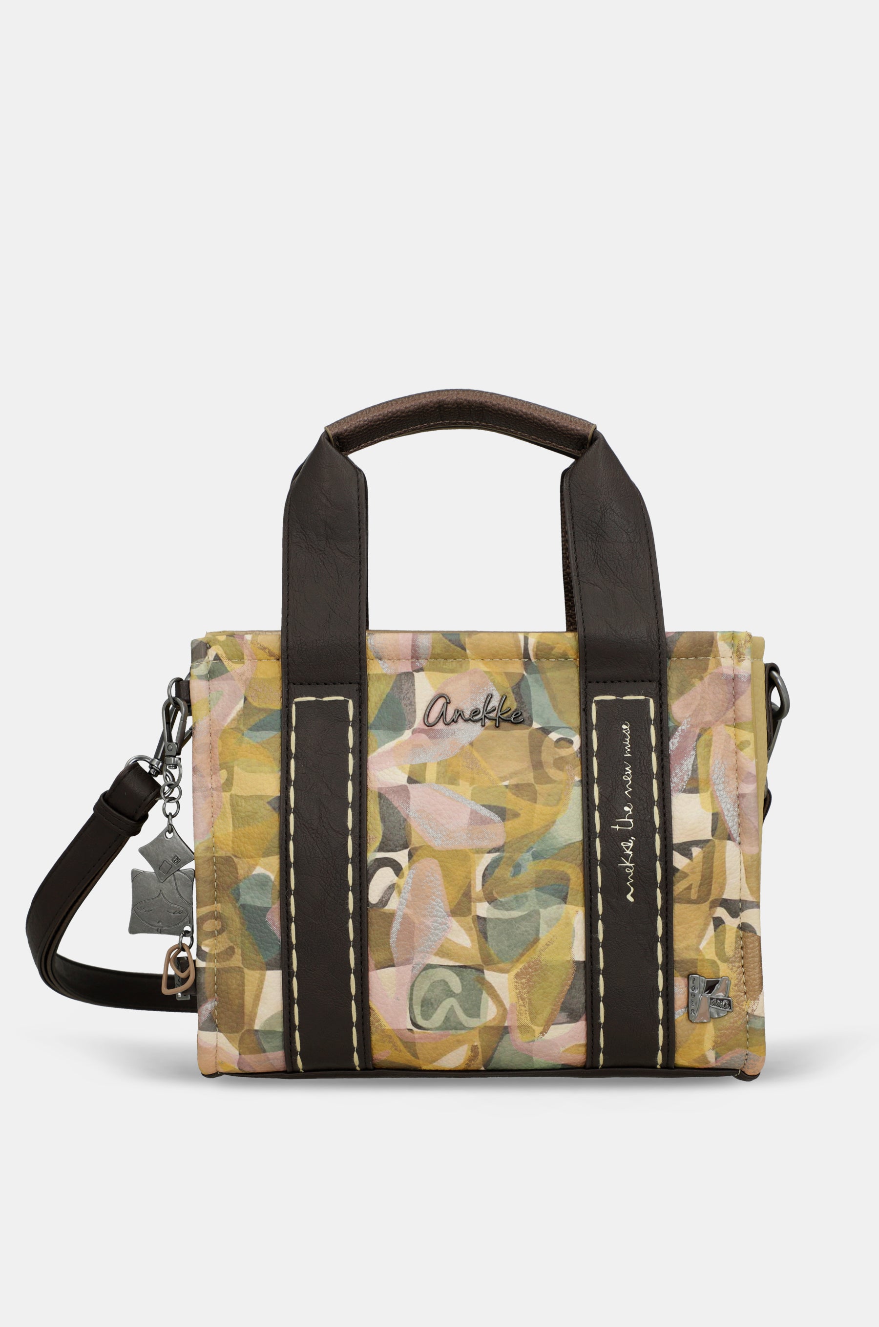 Tasche mit zwei Griffen und Umhängeriemen Bloom