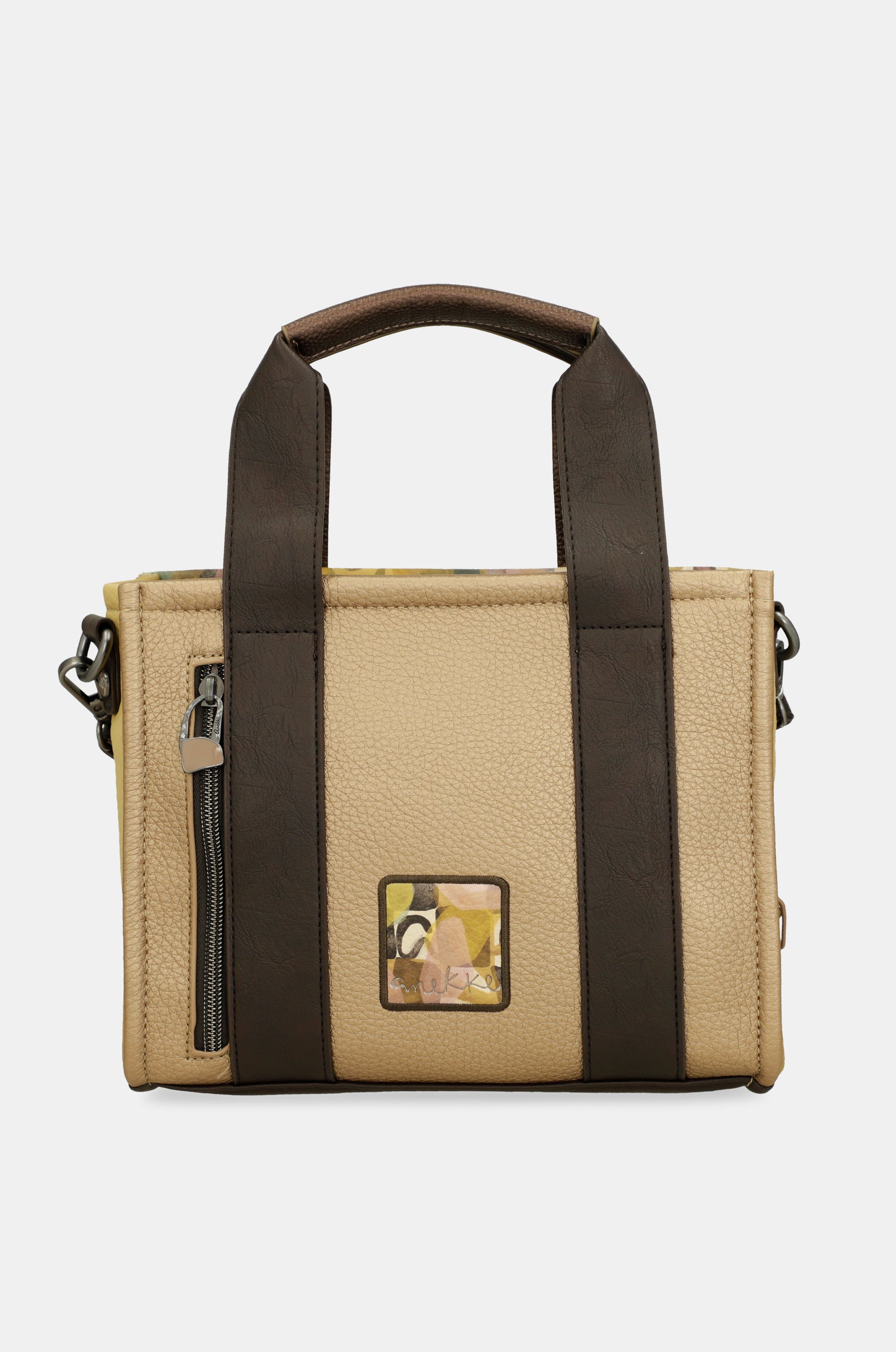 Tasche mit zwei Griffen und Umhängeriemen Bloom