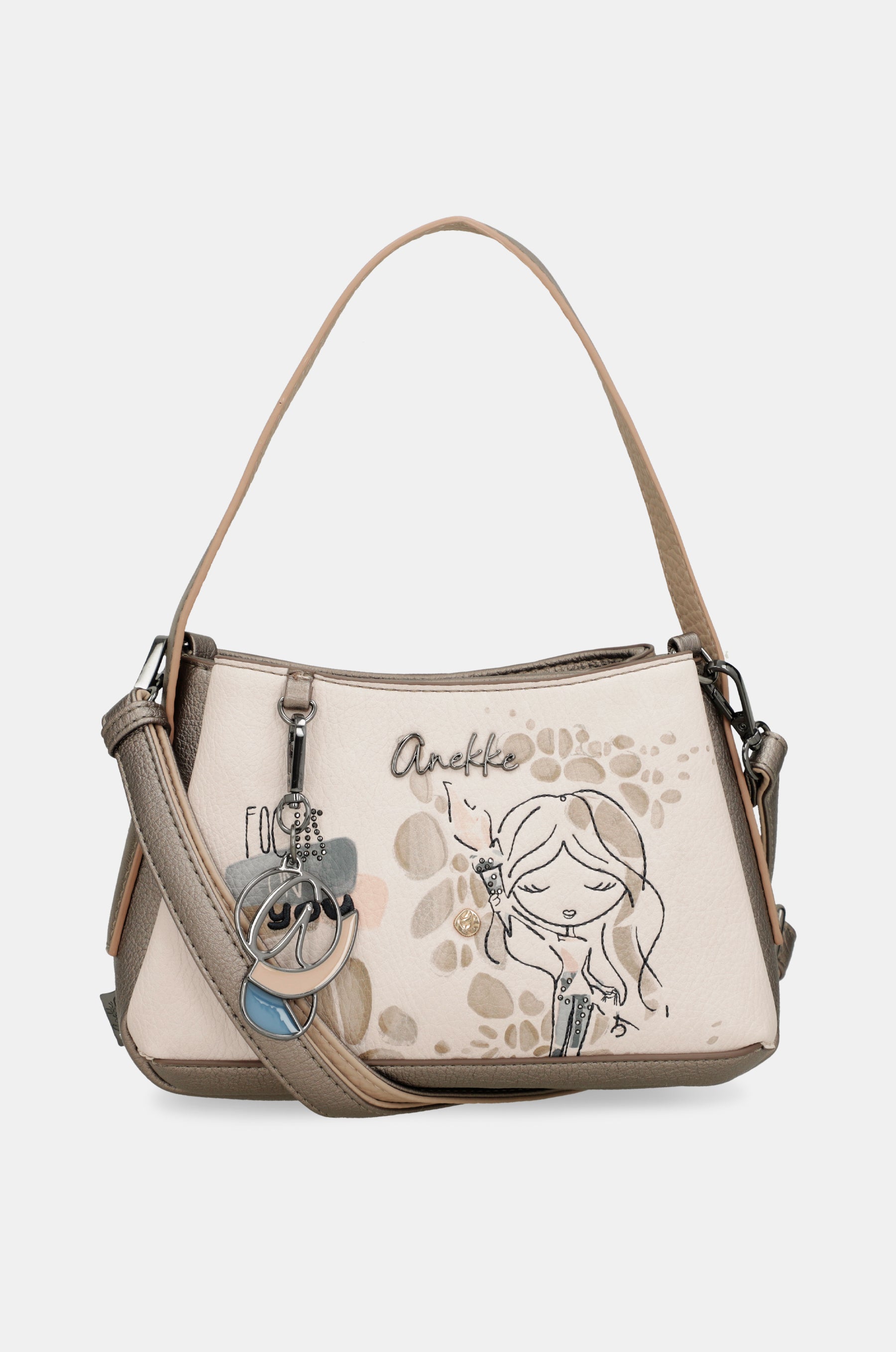 Tasche mit kurzem Griff und Umhängeriemen Olympia