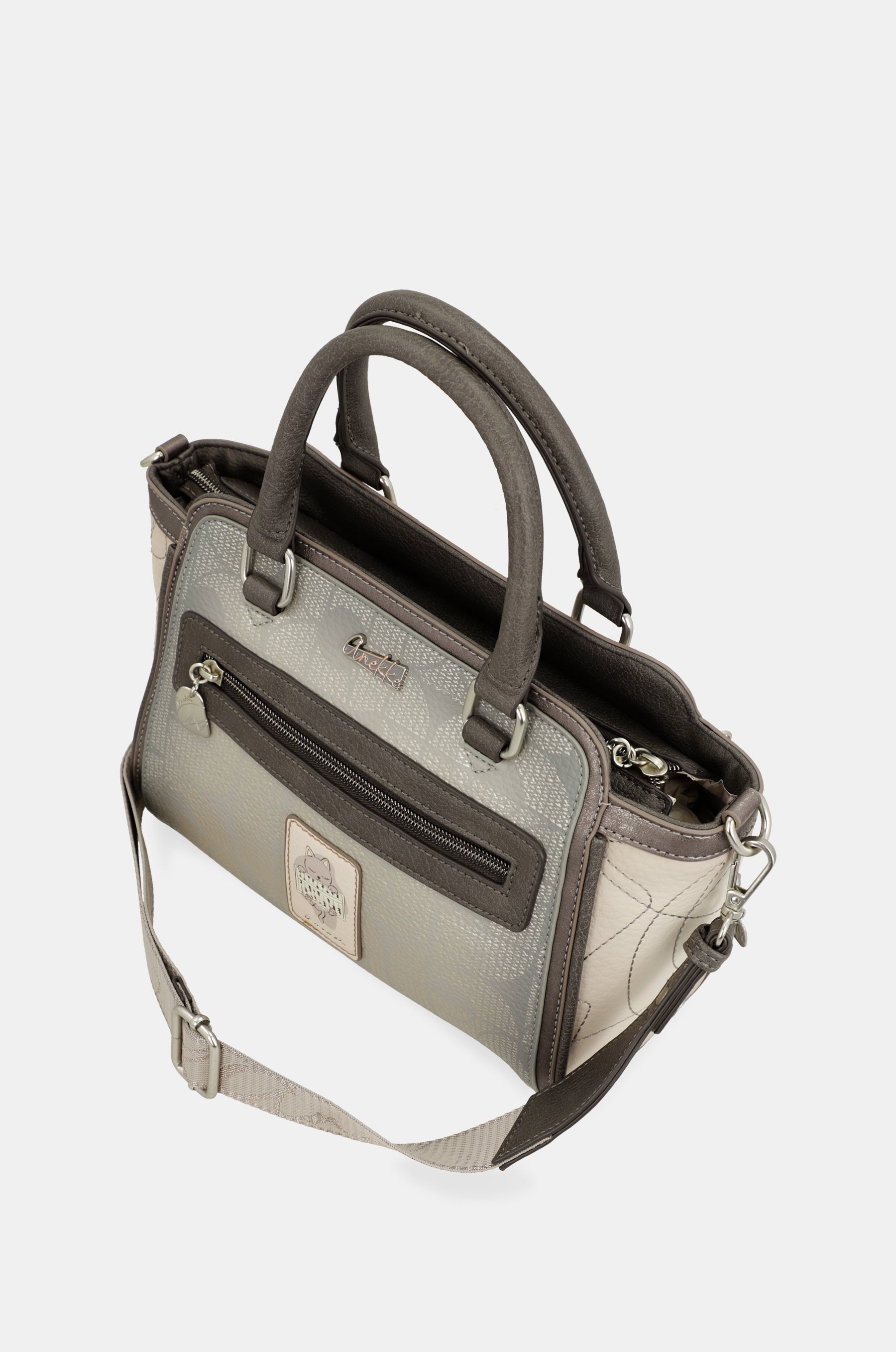 Tasche mit kurzem Griff und Umhängeriemen Sophia