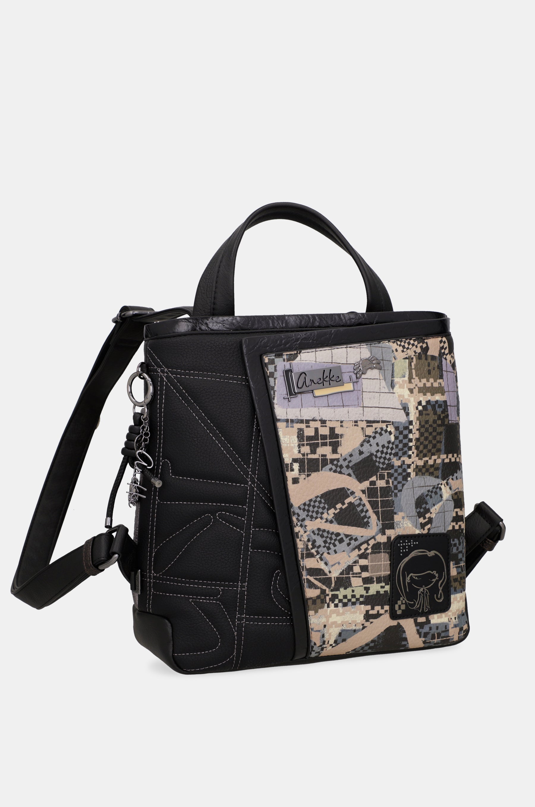 Quadratischer Rucksack Iron