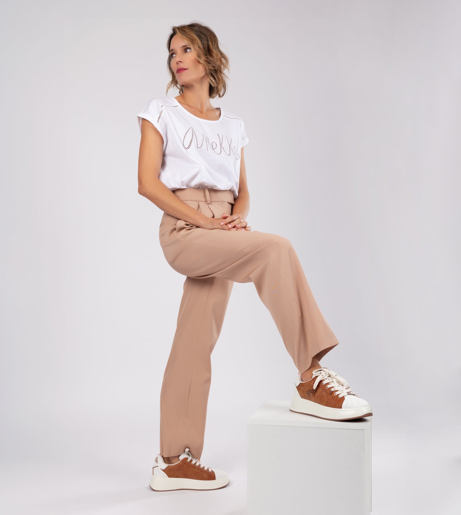 Braune Sneakers von Peace & Love