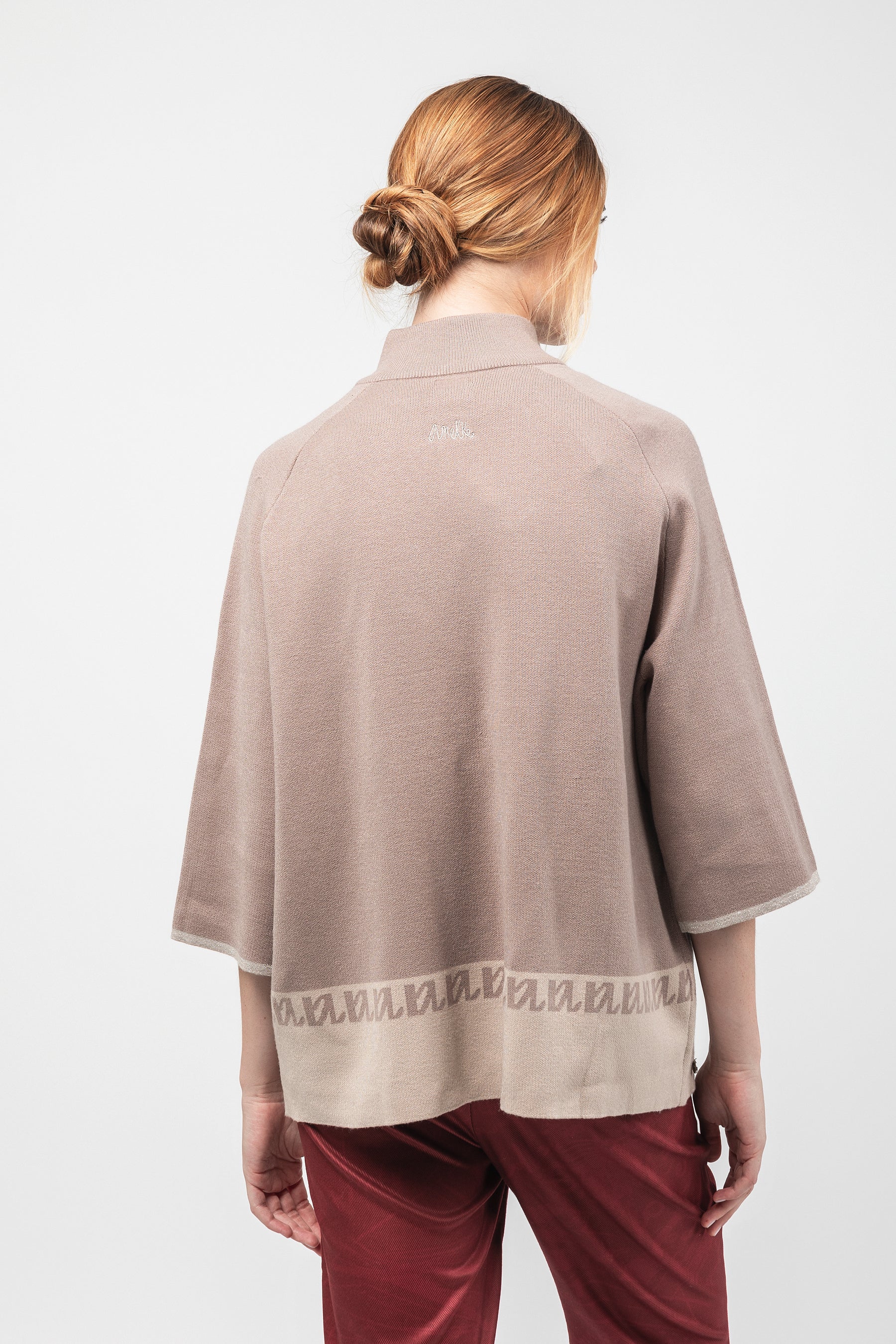Cardigan taupe