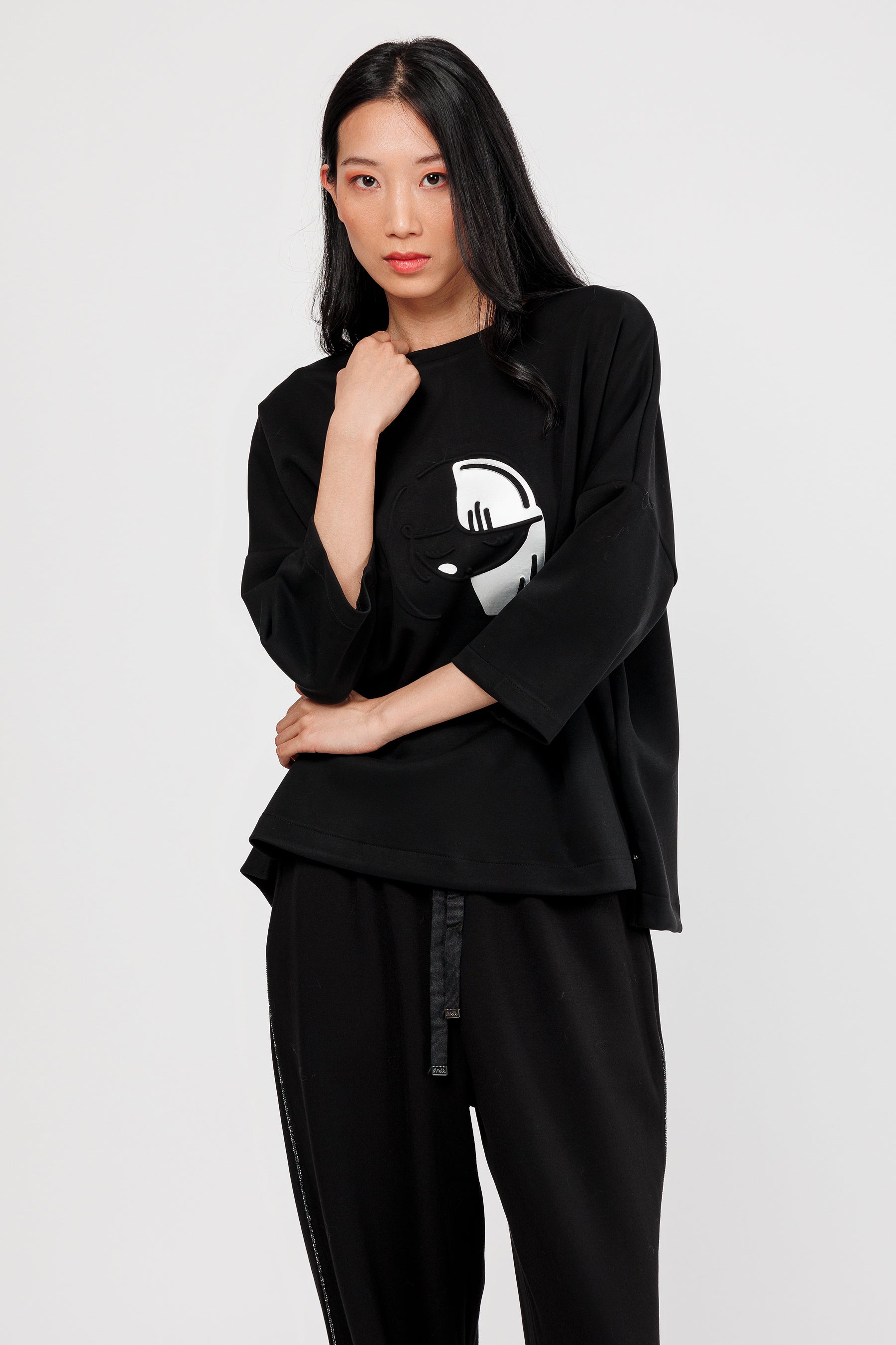 Sweatshirt schwarz Nature Koko