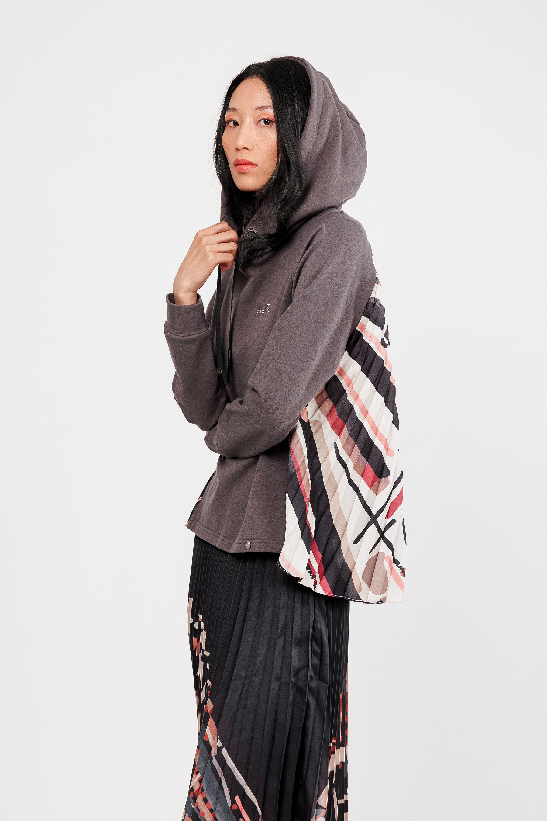 Sweatshirt mit Kapuze Mademoiselle