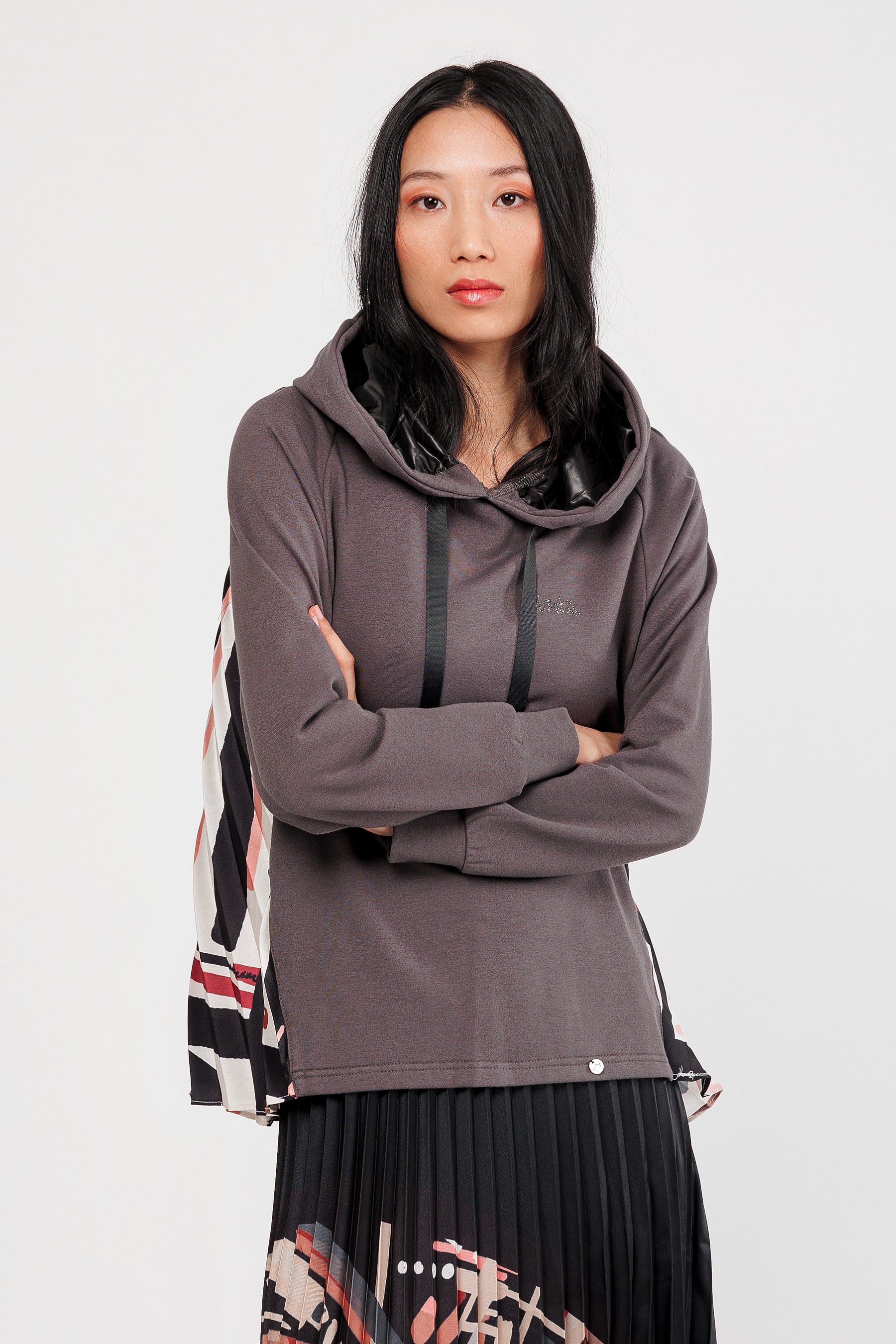 Sweatshirt mit Kapuze Mademoiselle