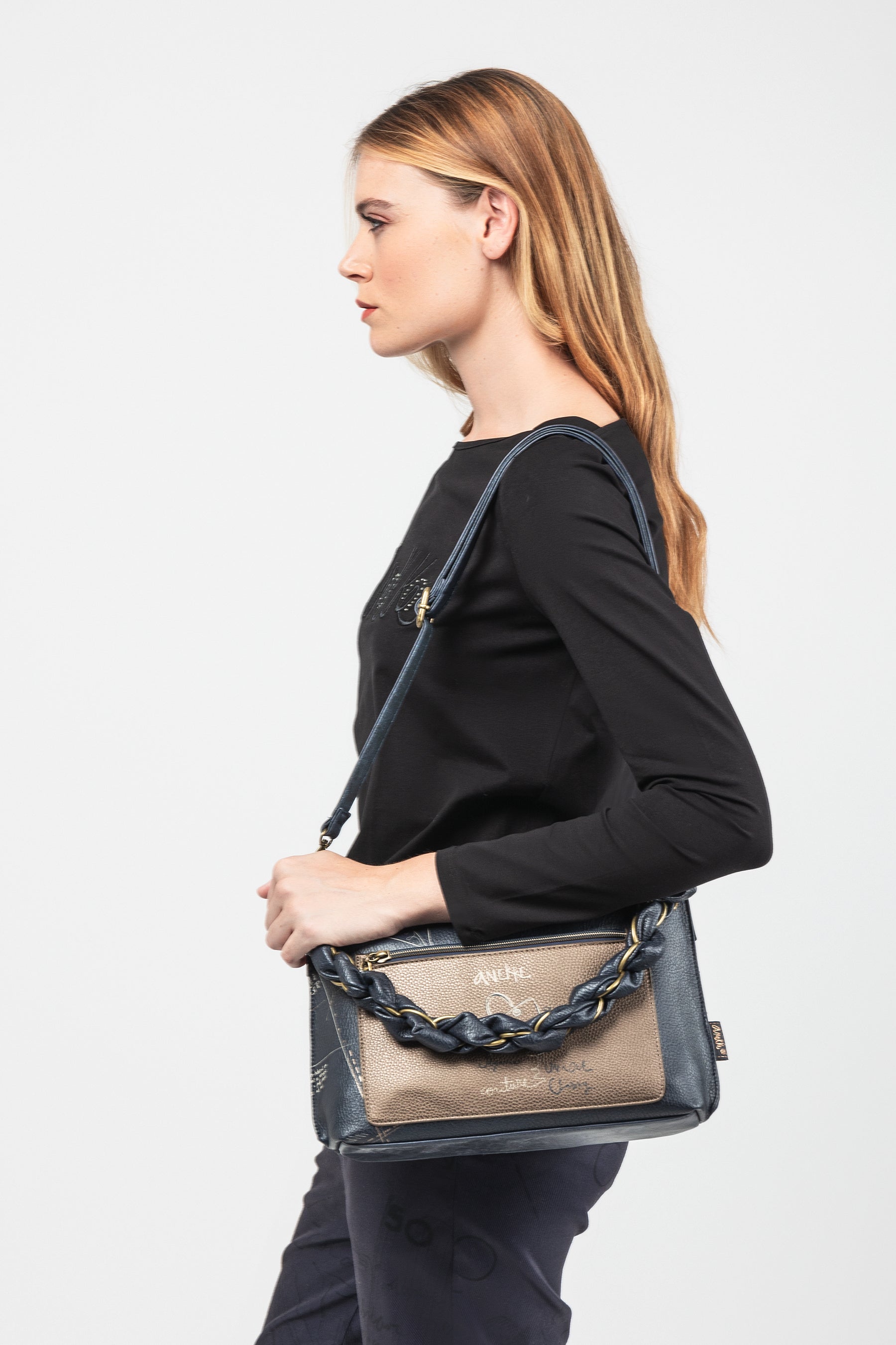 Umhängetasche mit kurzem Henkel Boutique