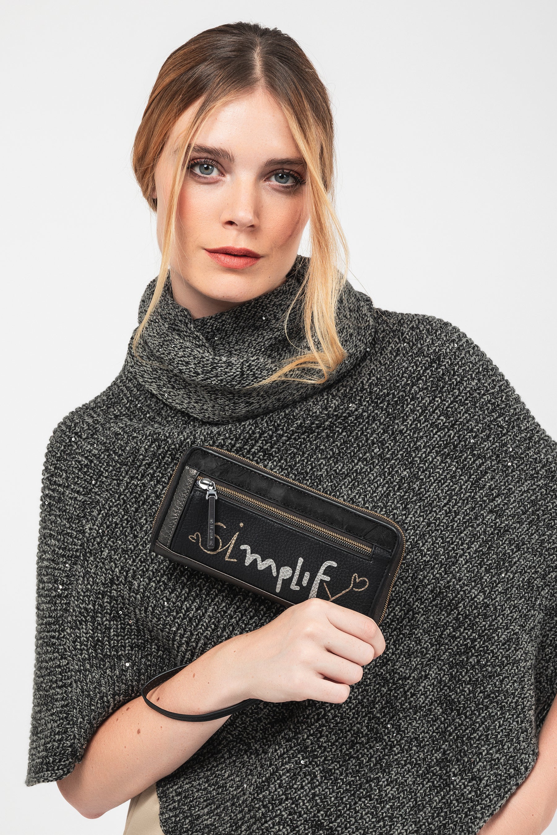 Brieftasche gemustert RFID Nature Koko groß