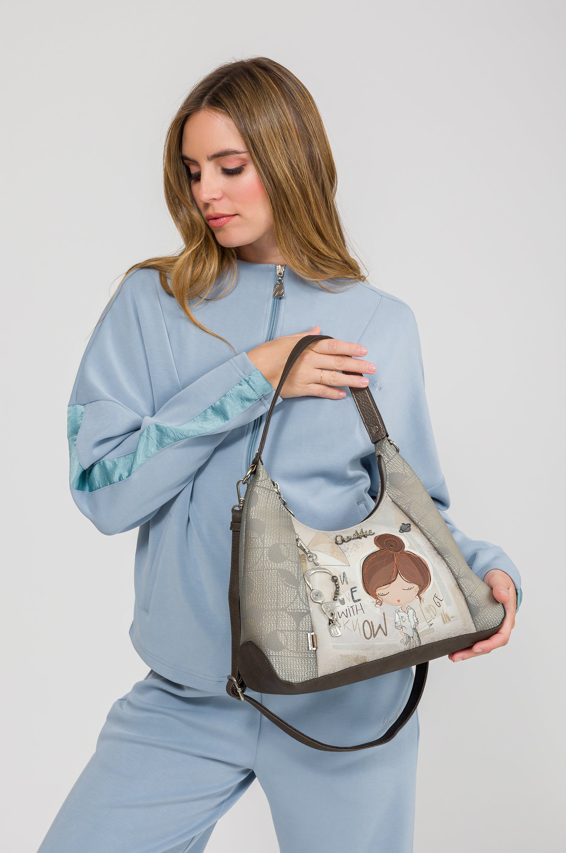 Schultertasche mit Umhängeriemen Sophia