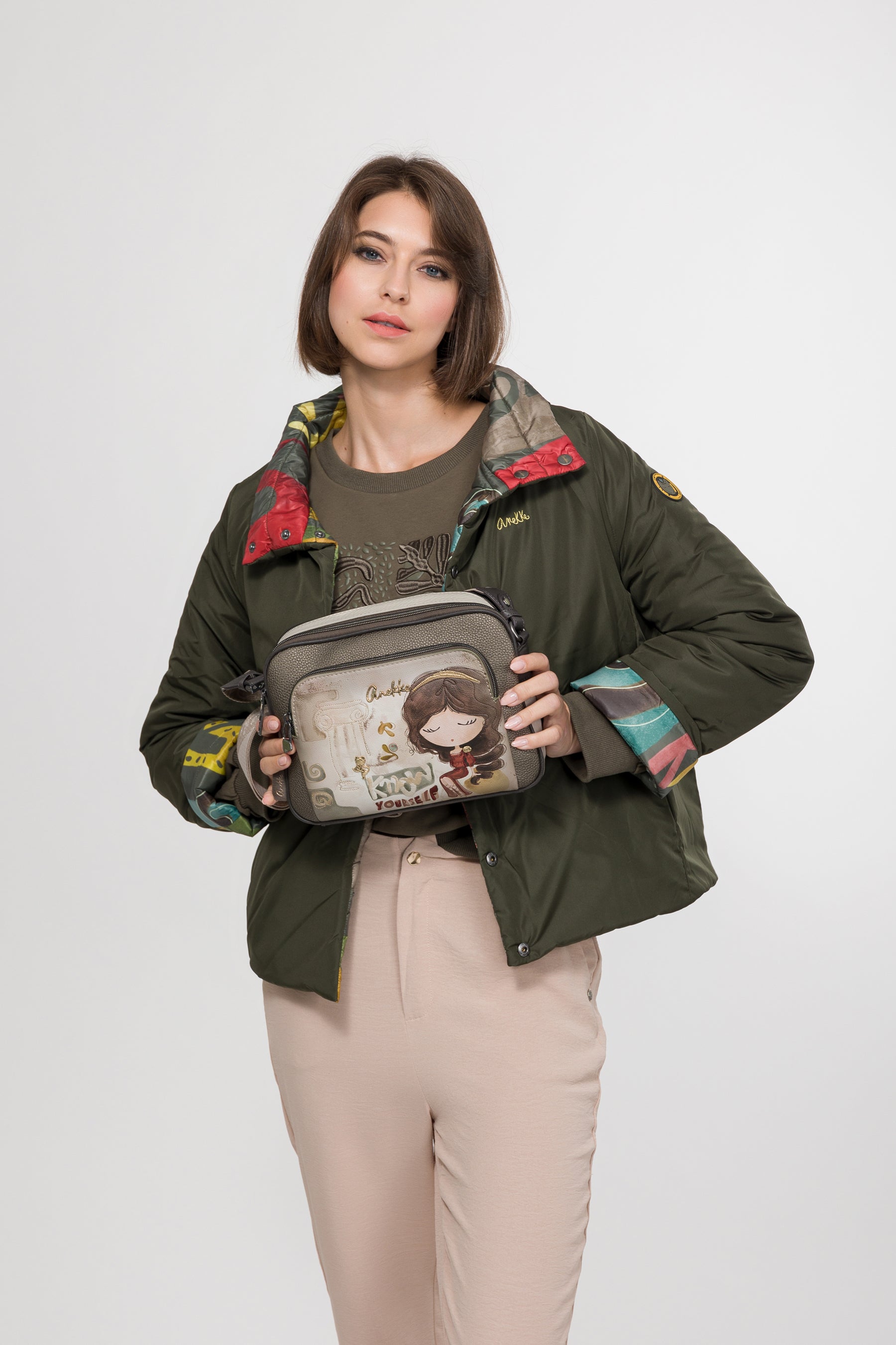 Umhängetasche mit Vorderfach Muse