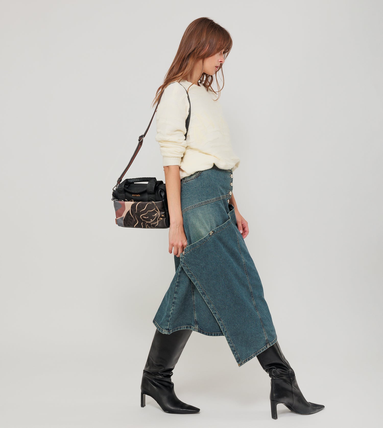 Heartbeat Tasche mit kurzem Henkel