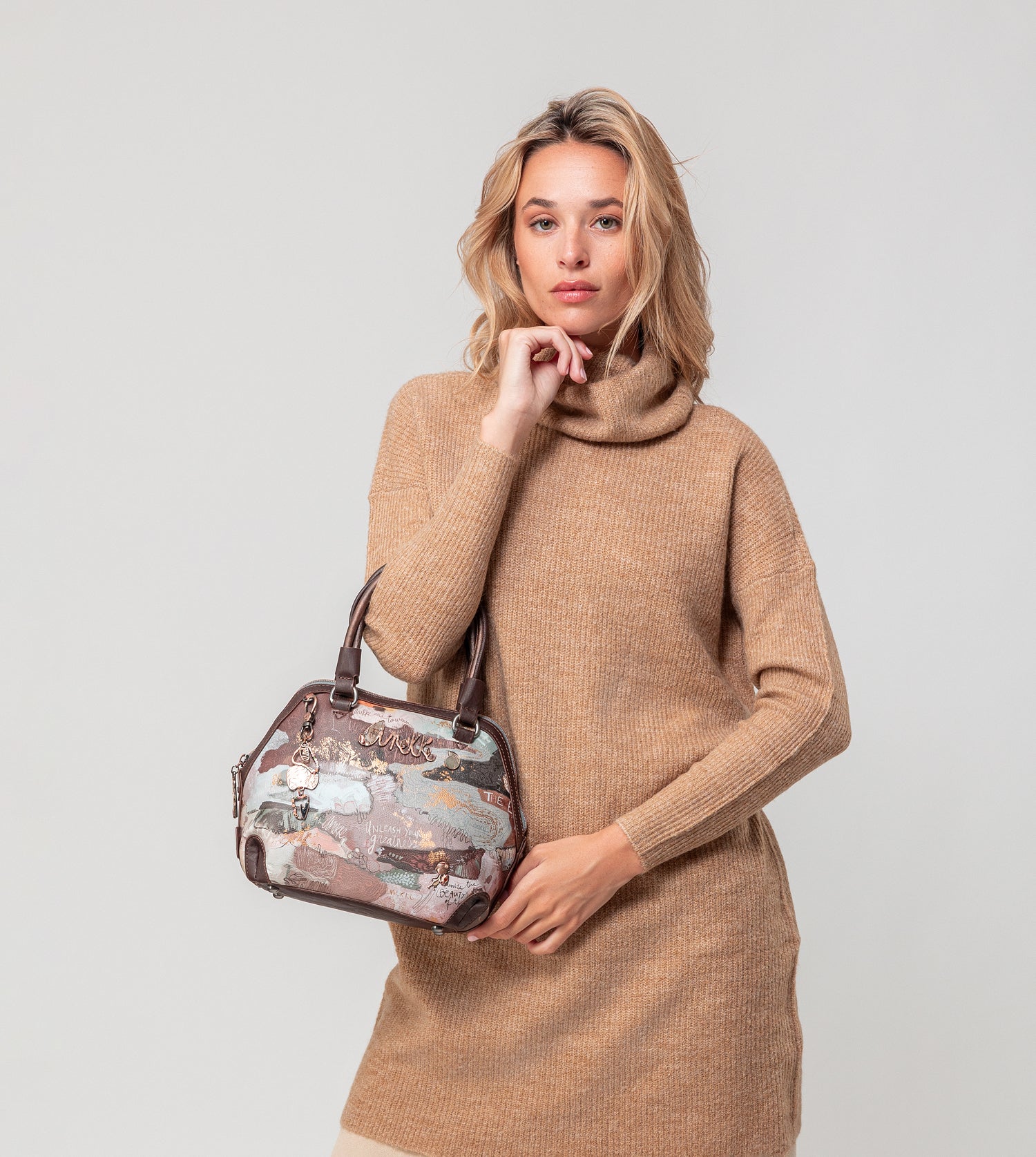Mittelgroße Tasche Outer kurzem Außengriff