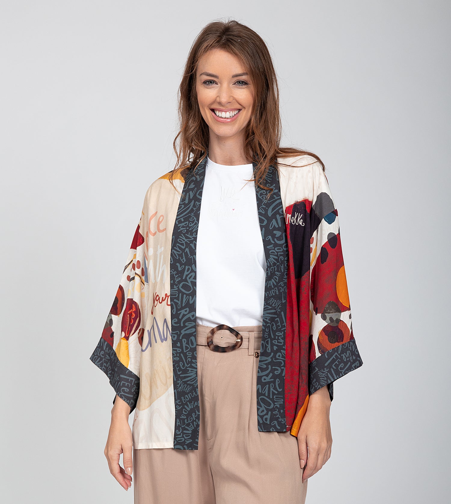 Kurzer Kimono Alma