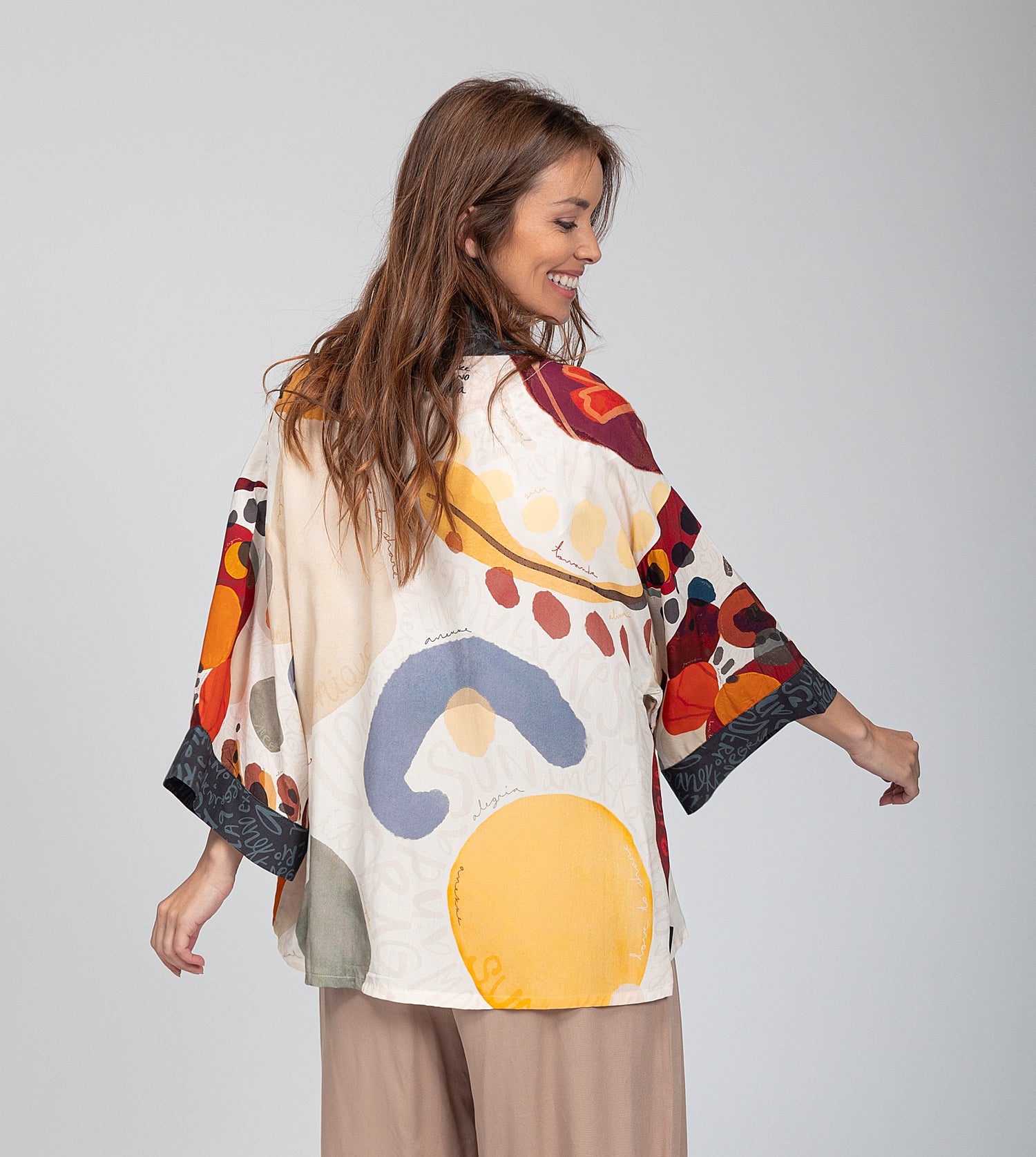 Kurzer Kimono Alma