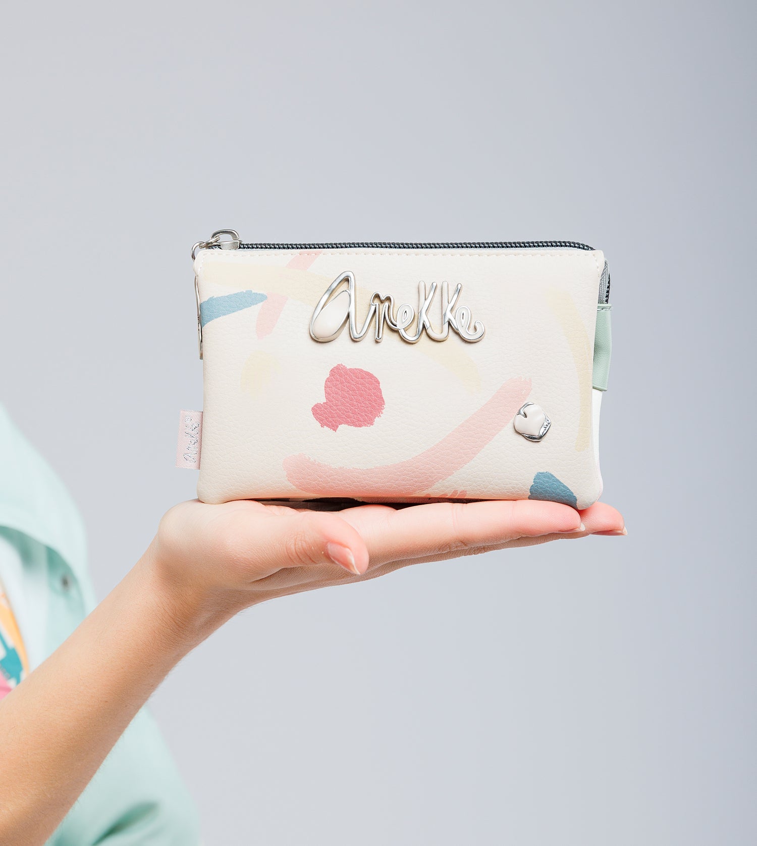Münztasche Alma mit drei Fächern