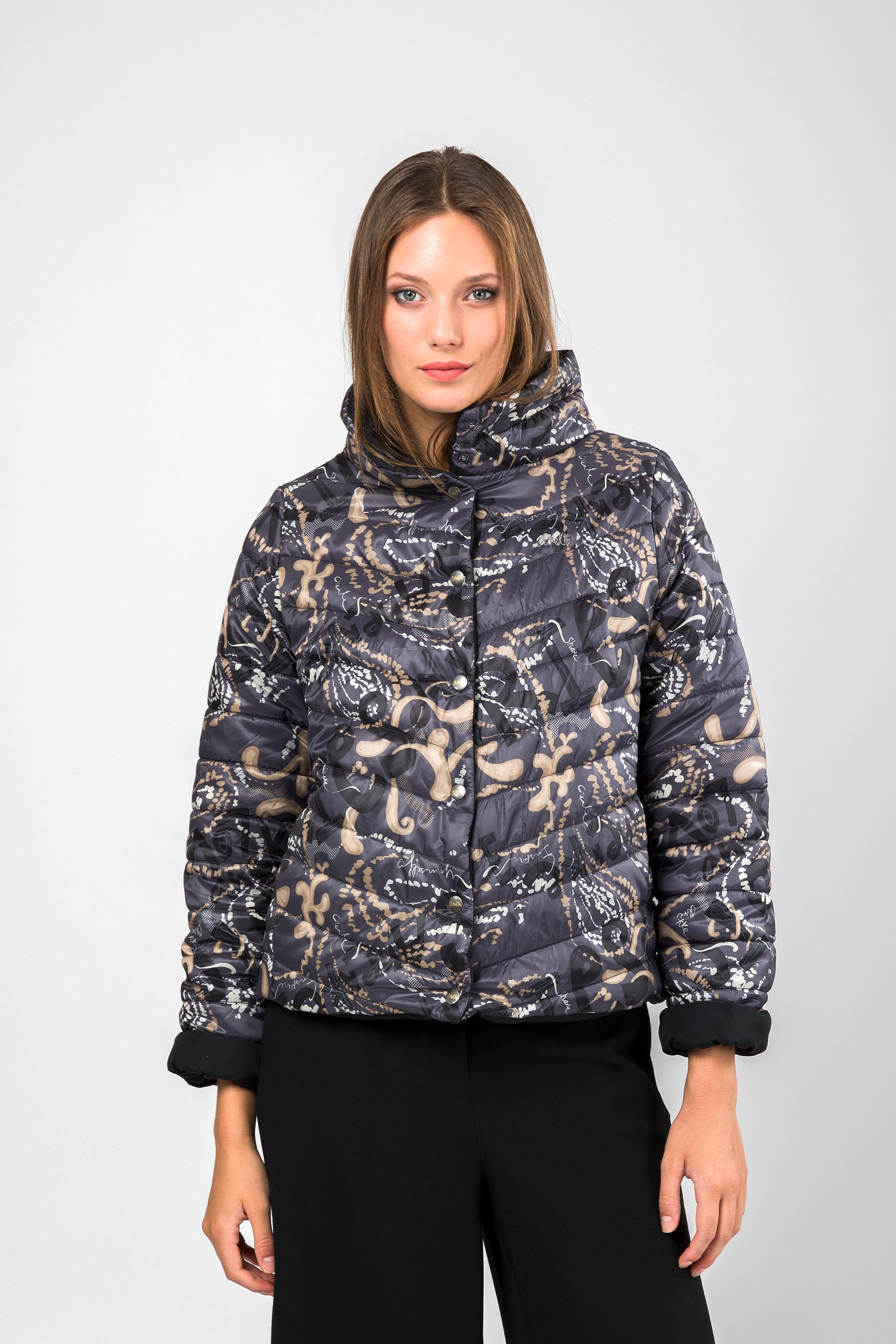 Jacke wendbar grün