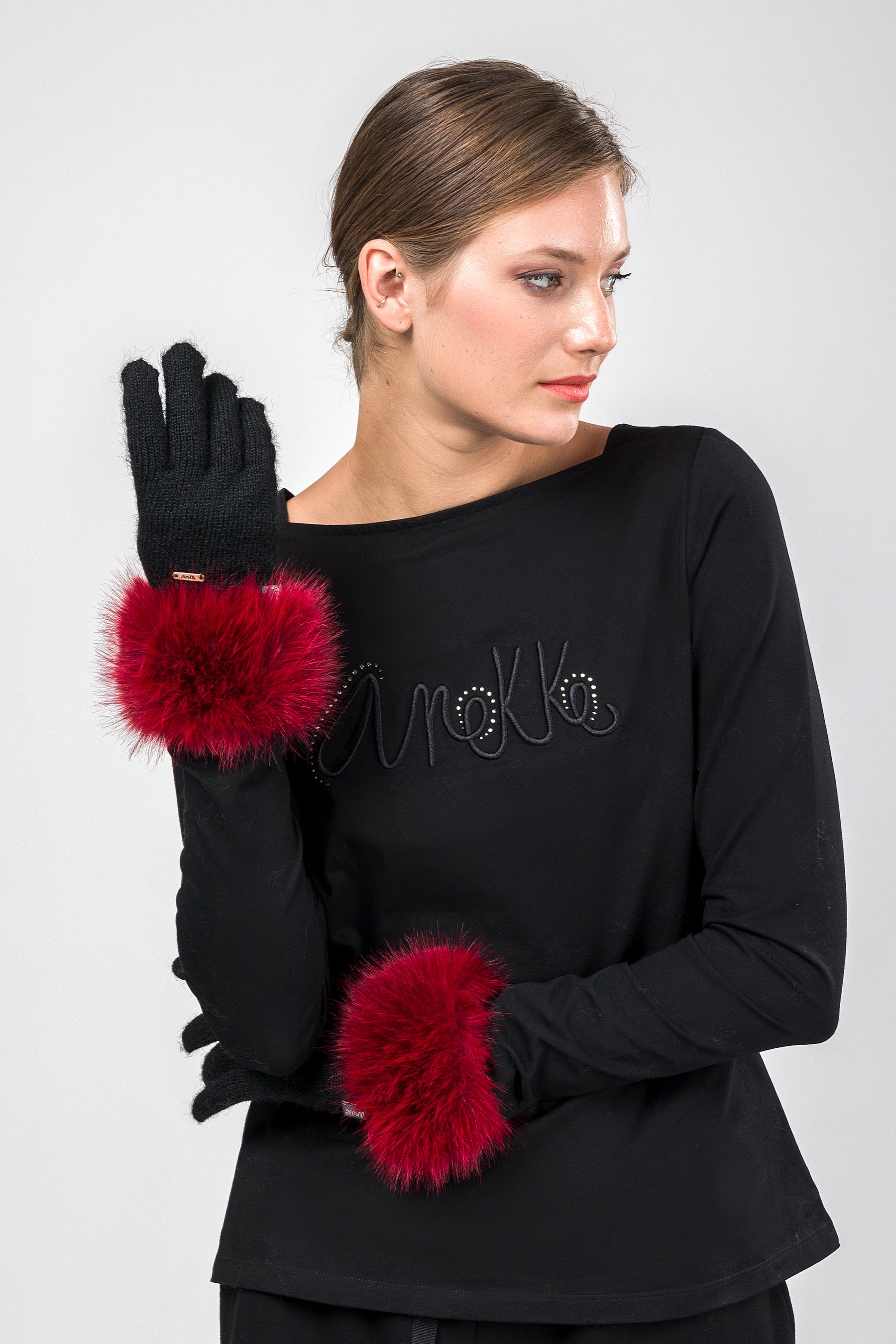 Handschuhe kombiniert