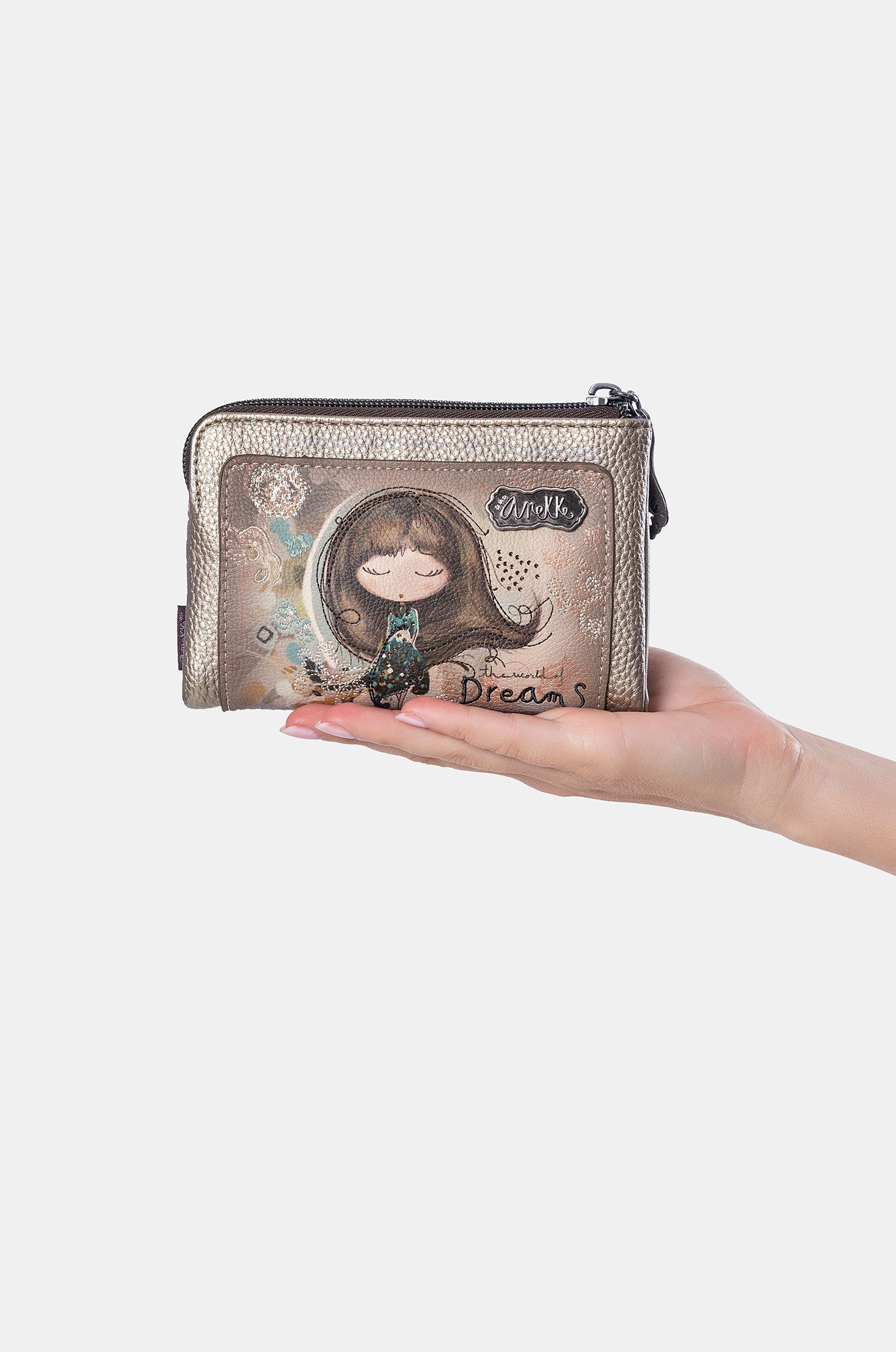 Brieftasche flexibel RFID Real mittelgroß