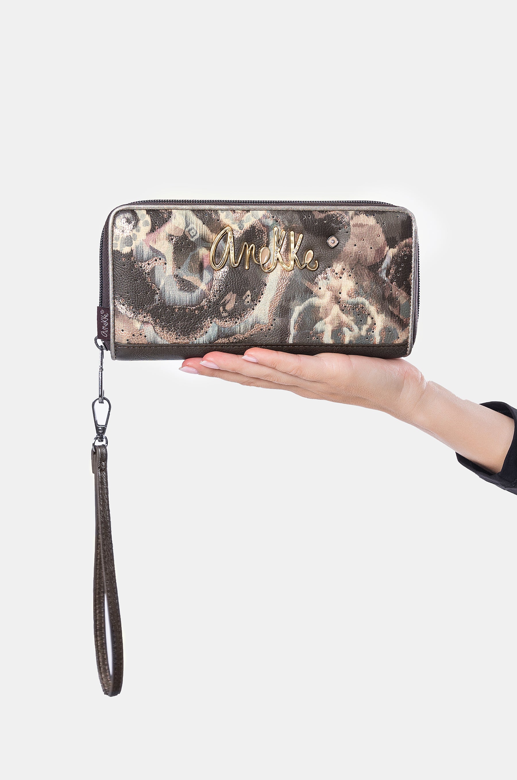 Brieftasche gemustert RFID Manifesto groß