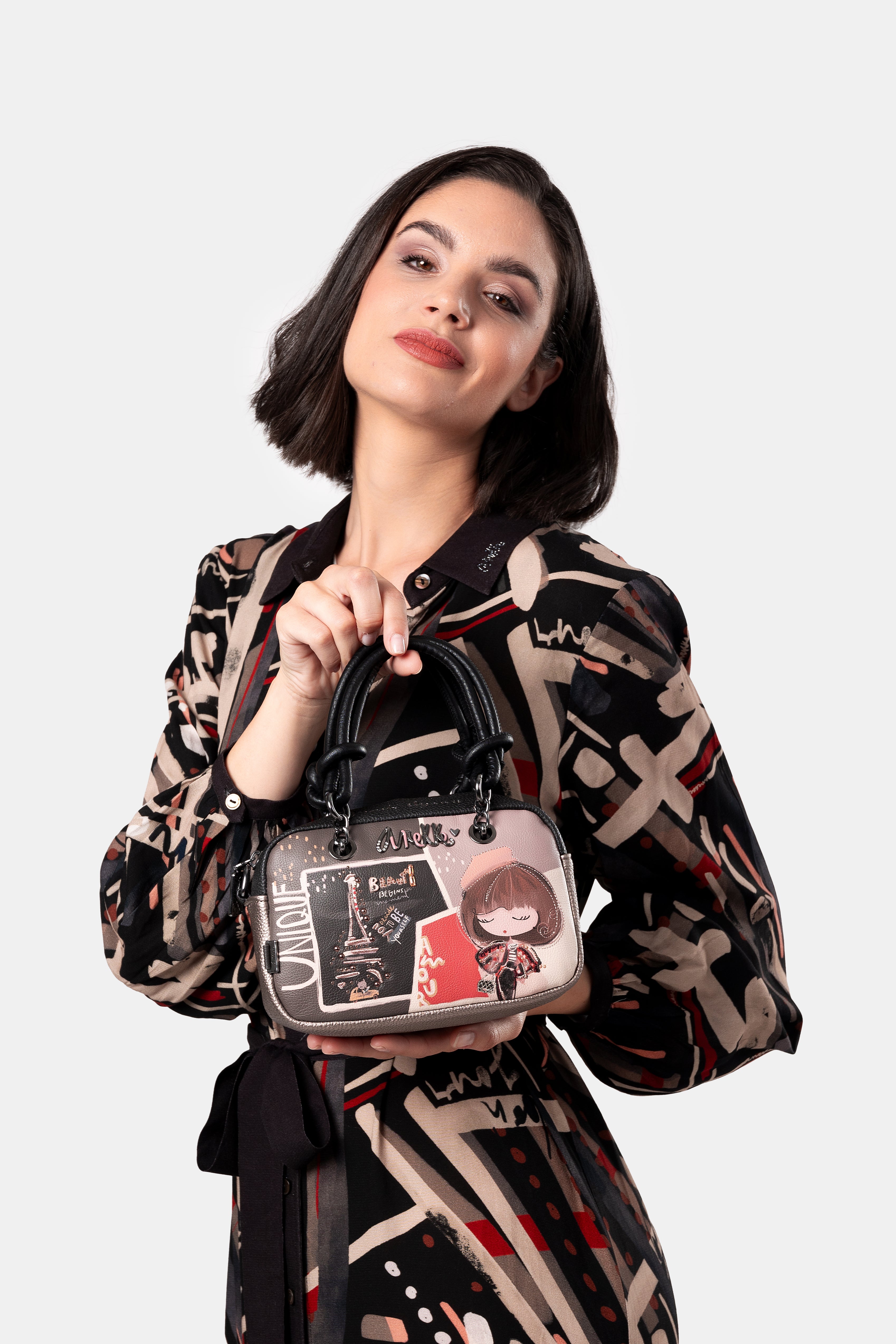 Handtasche mit Umhängeriemen Mademoiselle klein