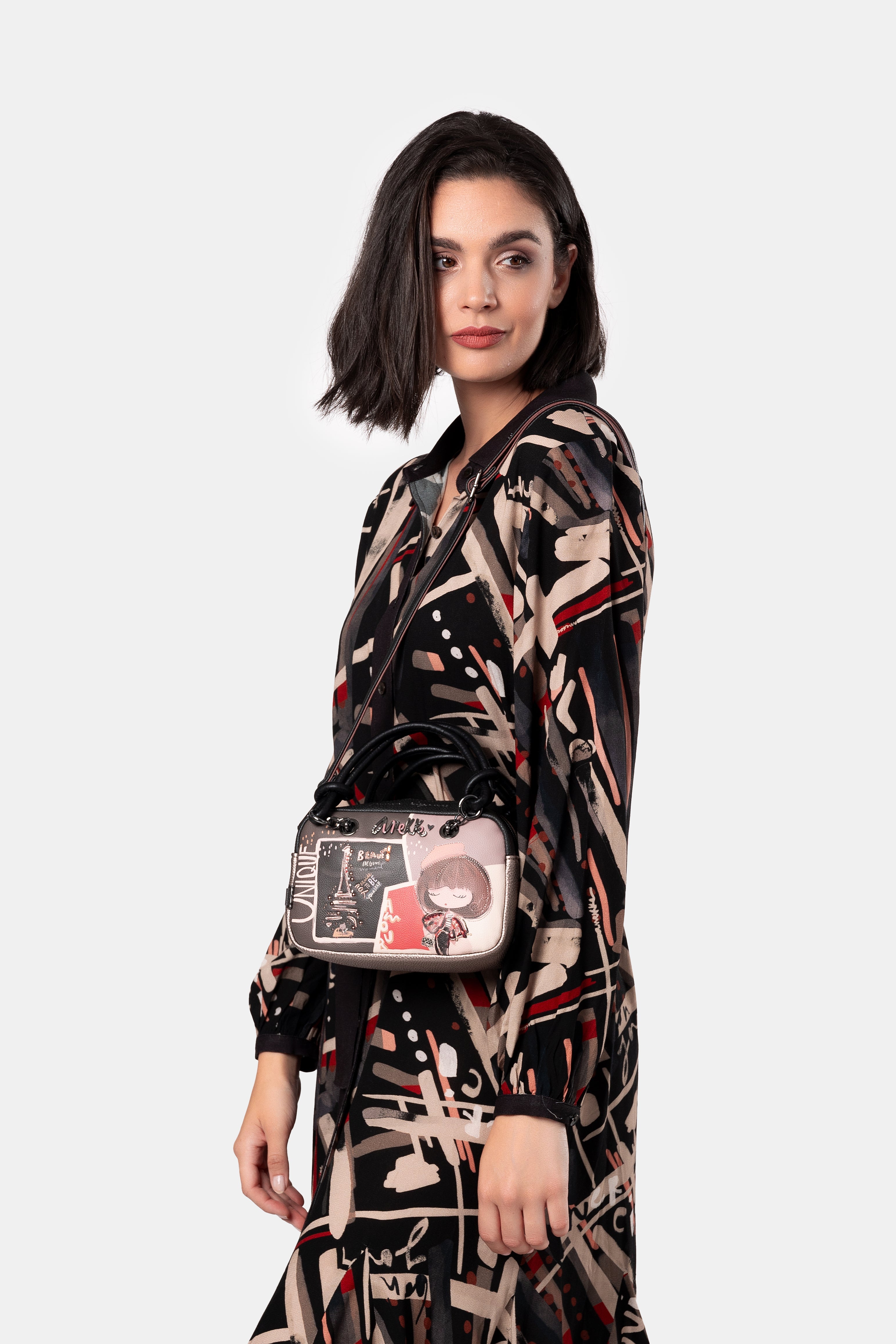 Handtasche mit Umhängeriemen Mademoiselle klein