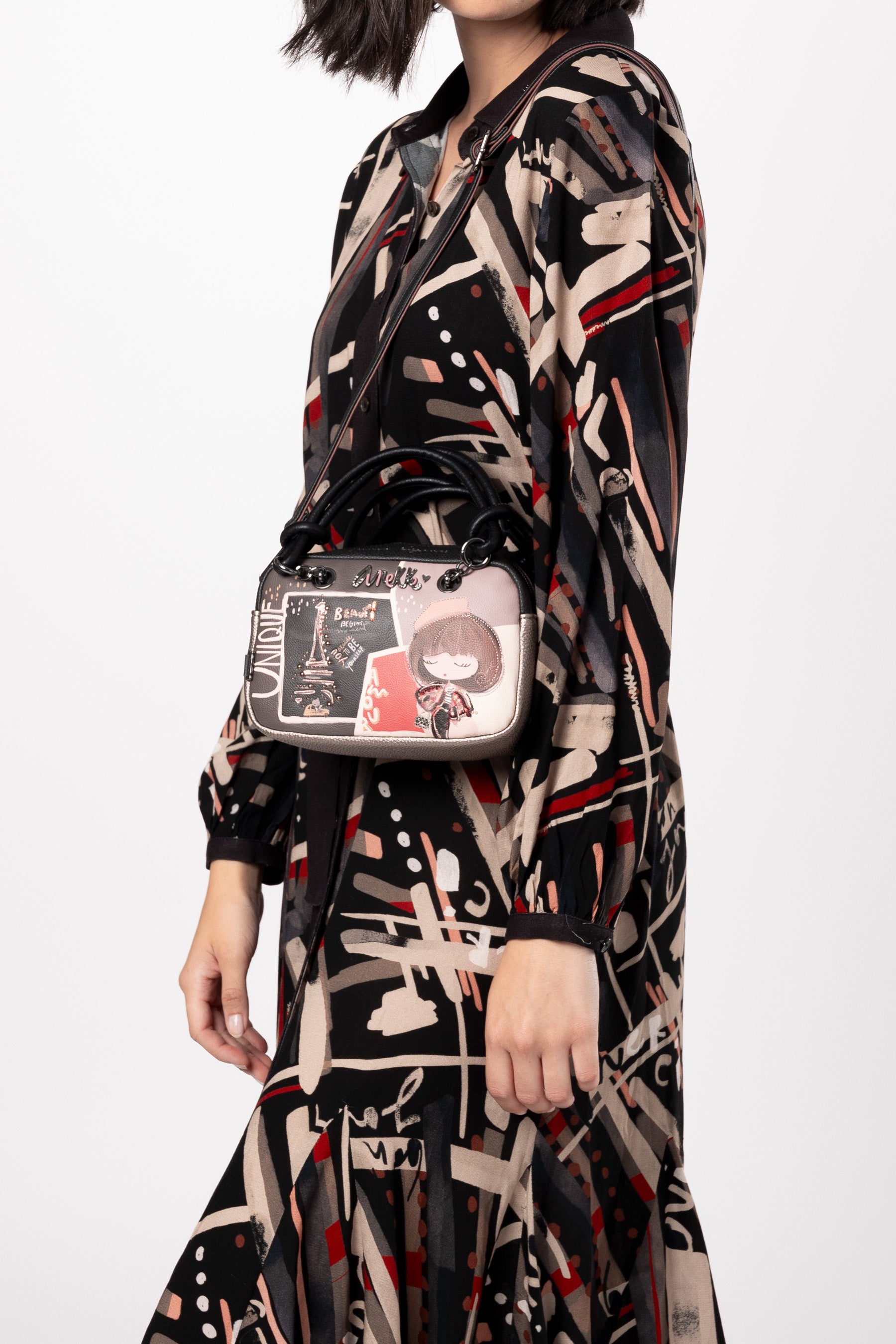 Handtasche mit Umhängeriemen Mademoiselle klein