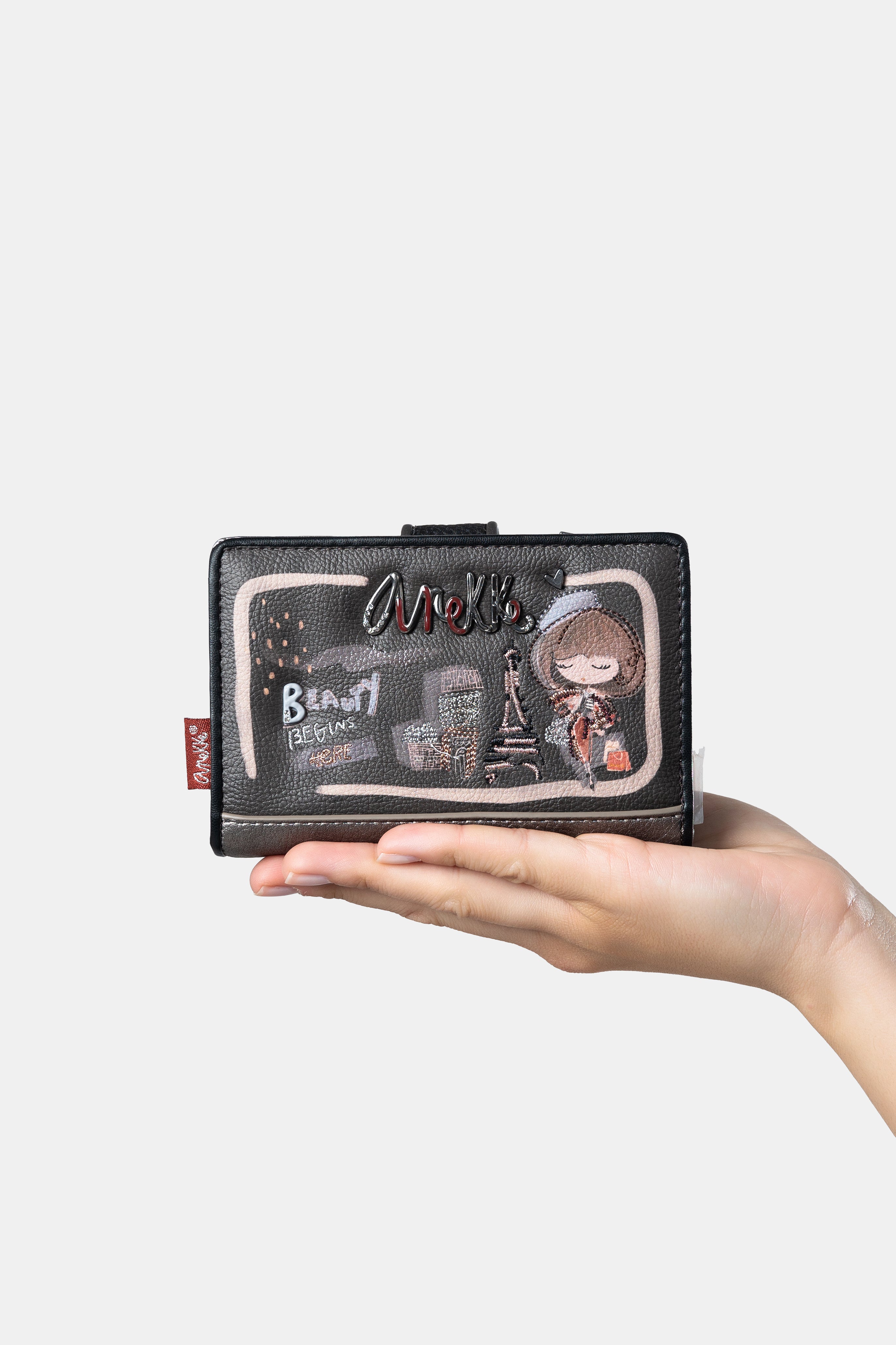 Brieftasche RFID Mademoiselle mittelgroß
