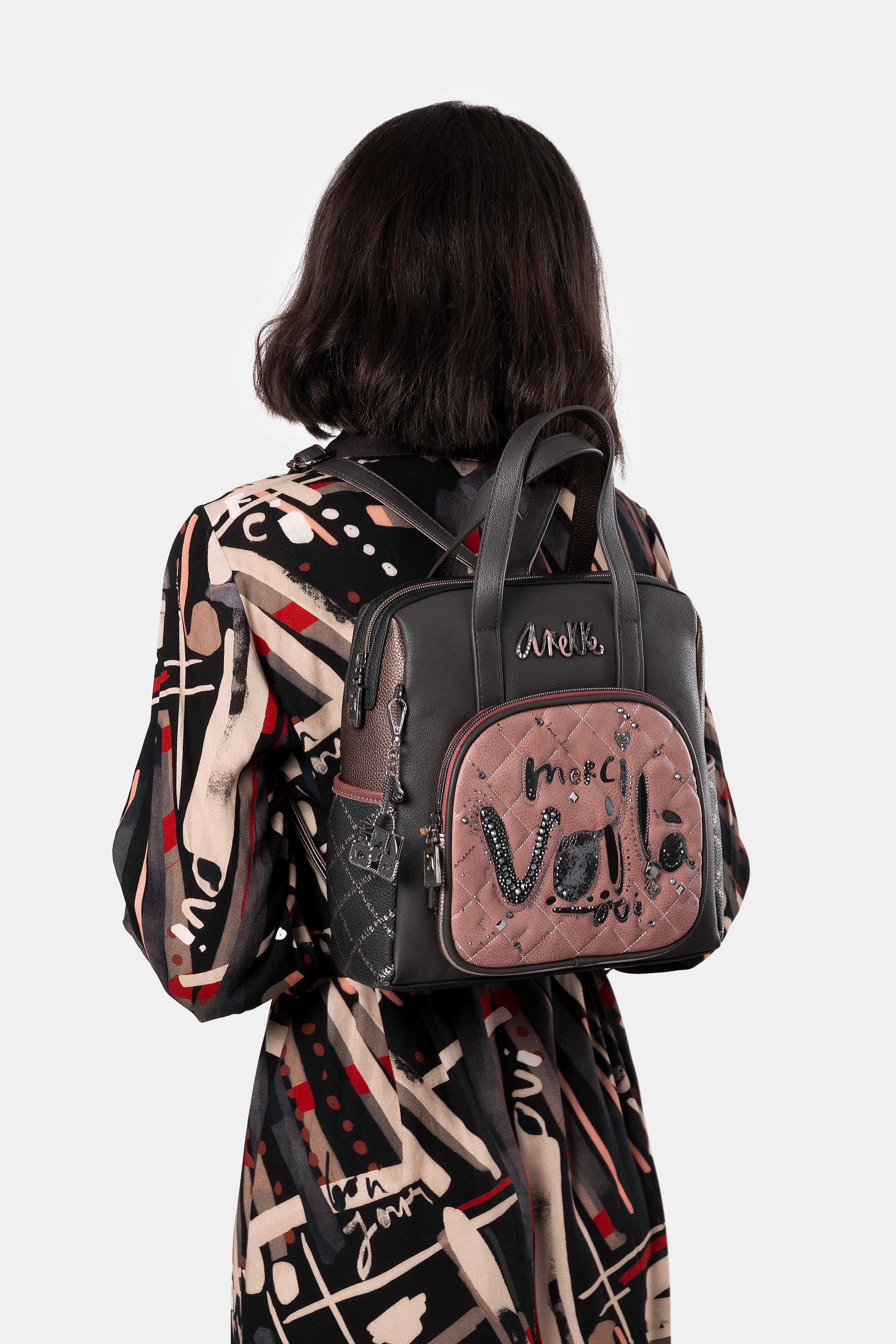 Rucksack mit kurzem Henkel Parisian mittelgroß