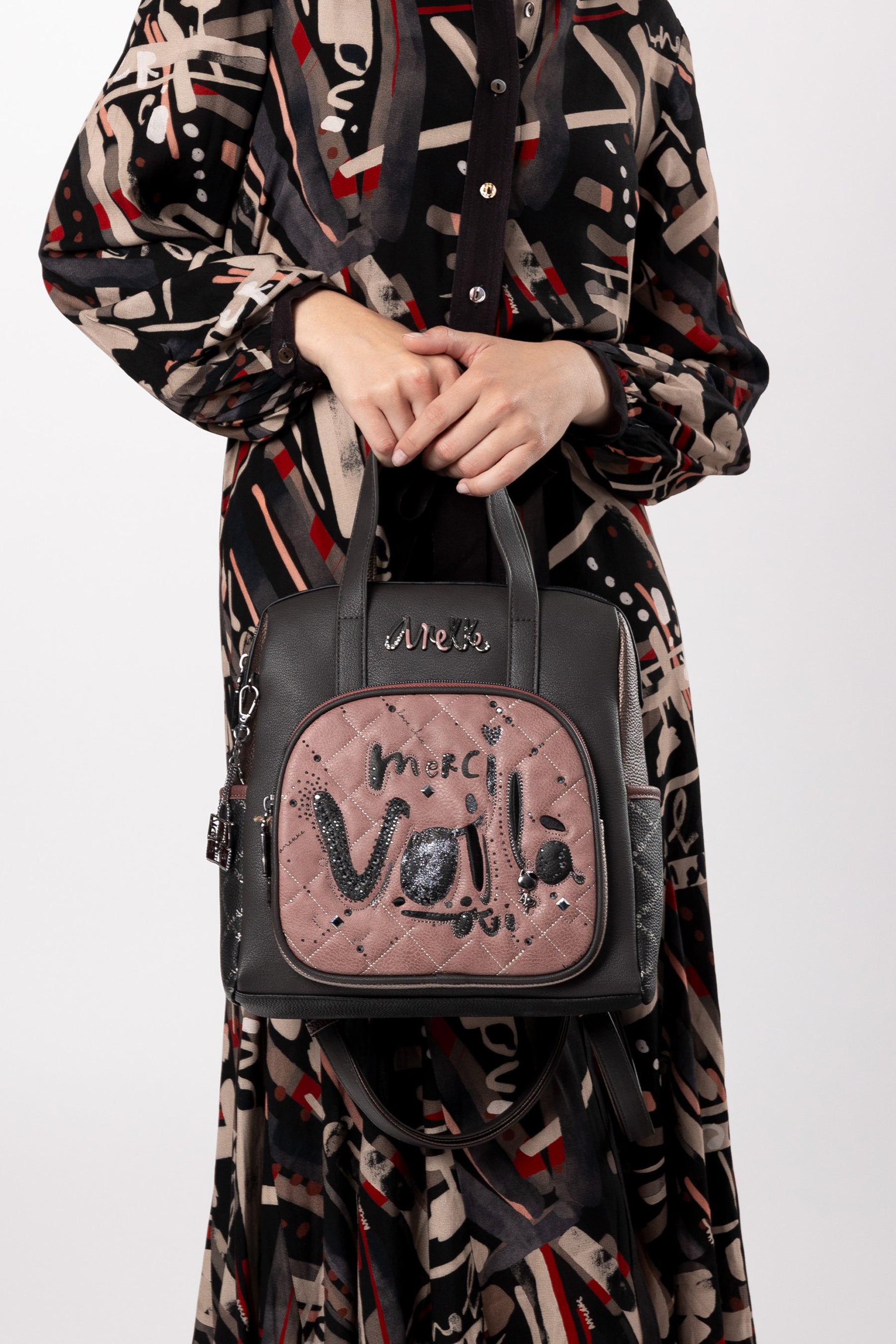 Rucksack mit kurzem Henkel Parisian mittelgroß
