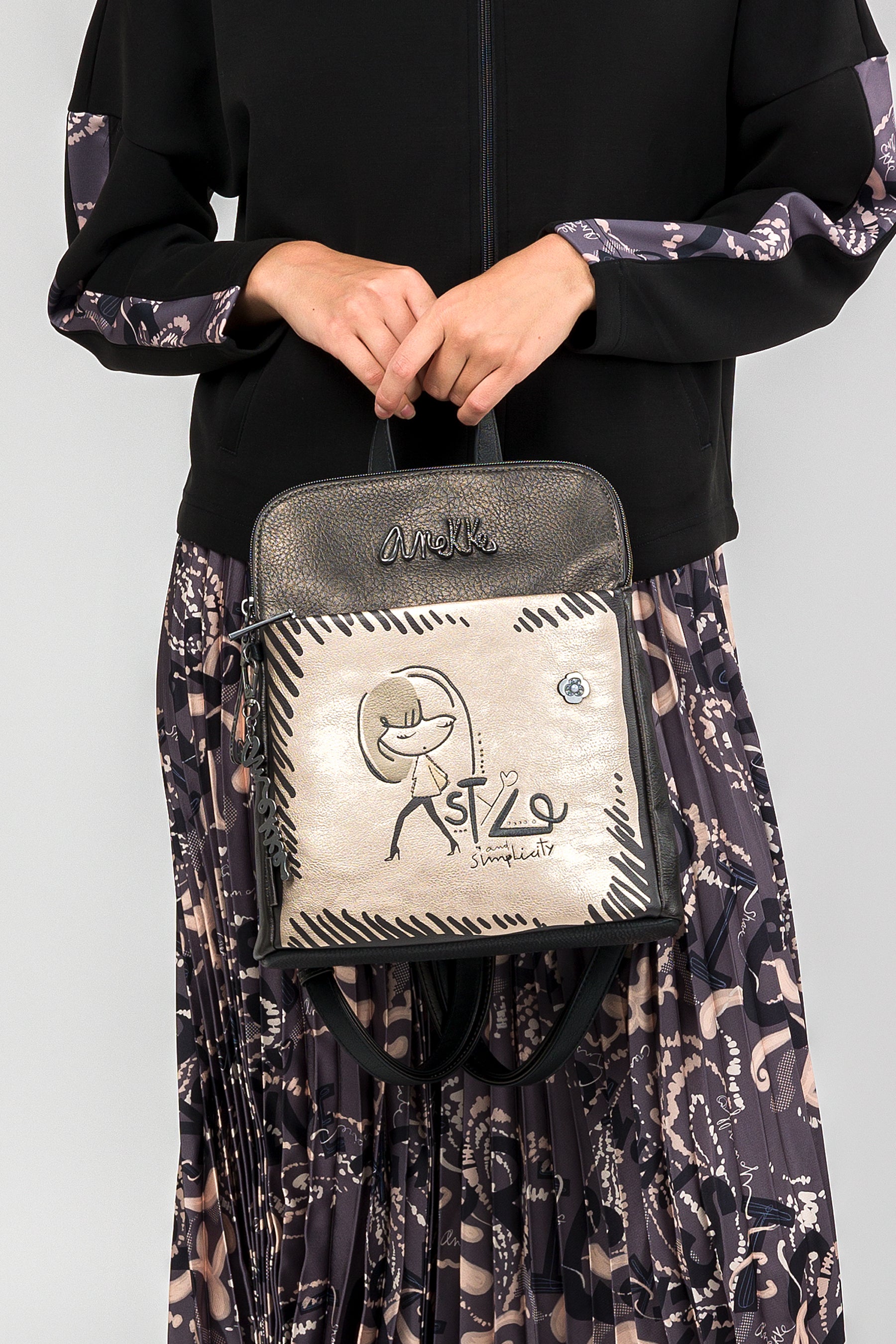 Rucksack mit Dreifachfach Nature Koko