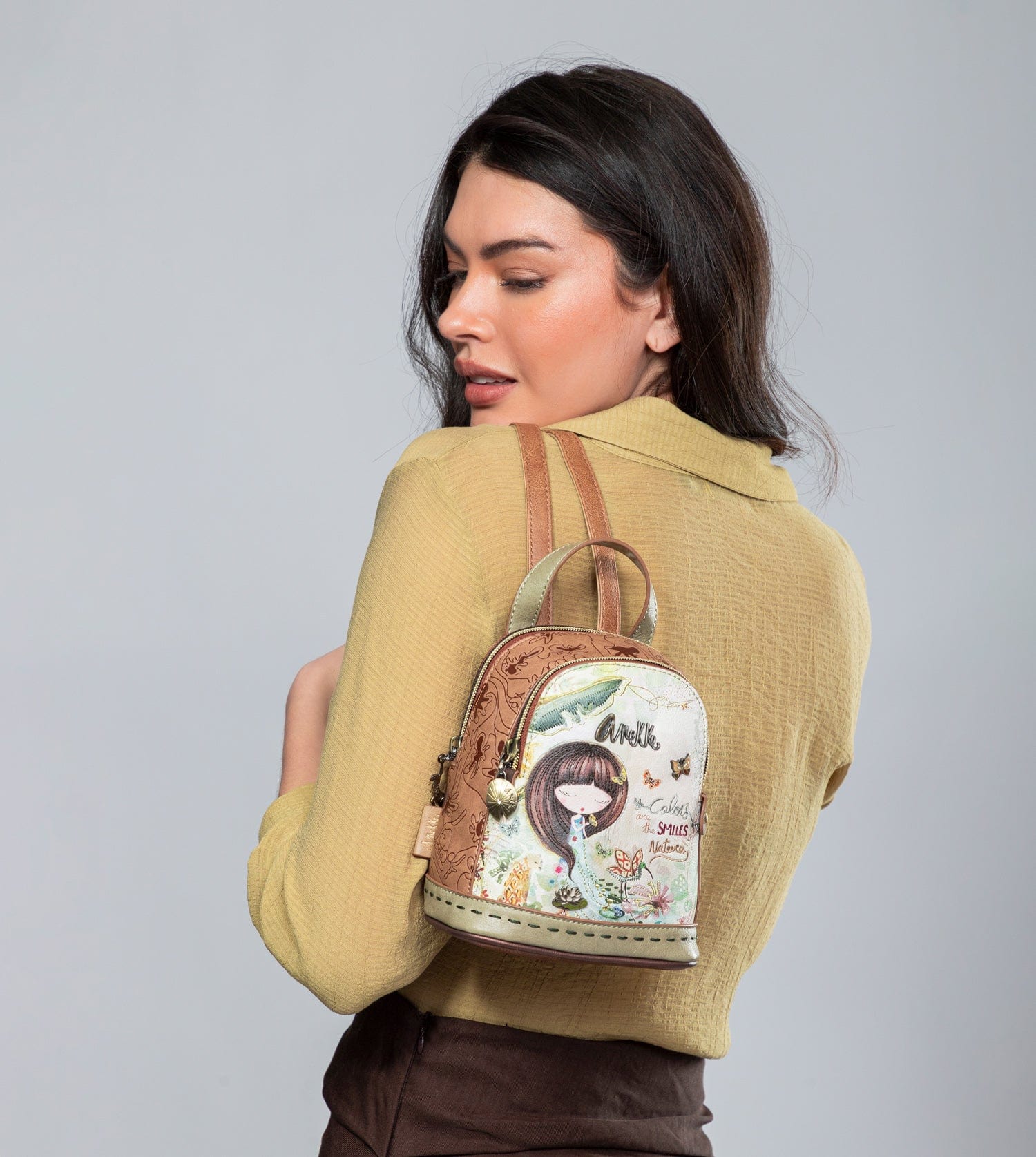 Amazonia Mini-Rucksack mit zwei Fächern