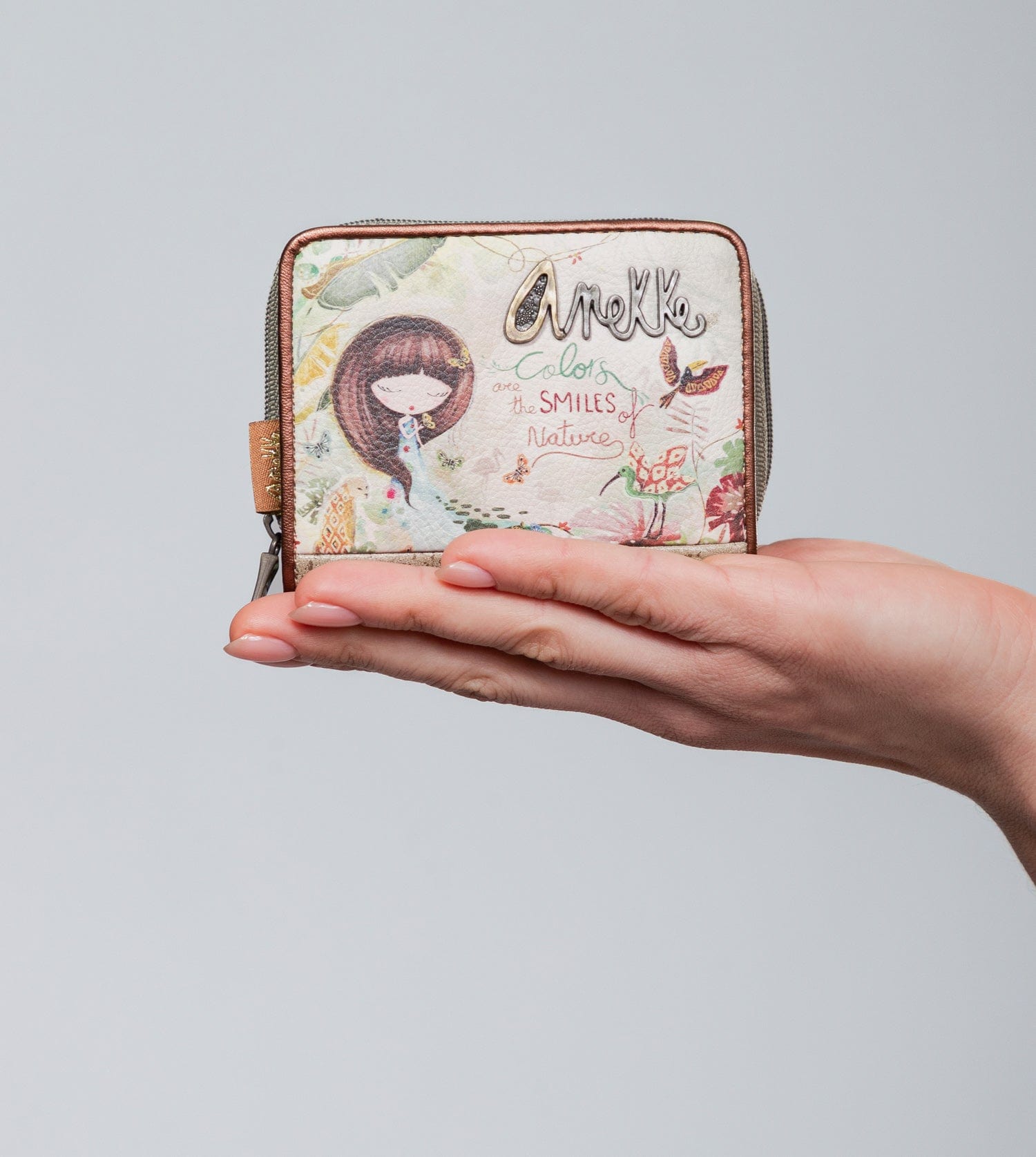 Kleines RFID-Portemonnaie Amazonia