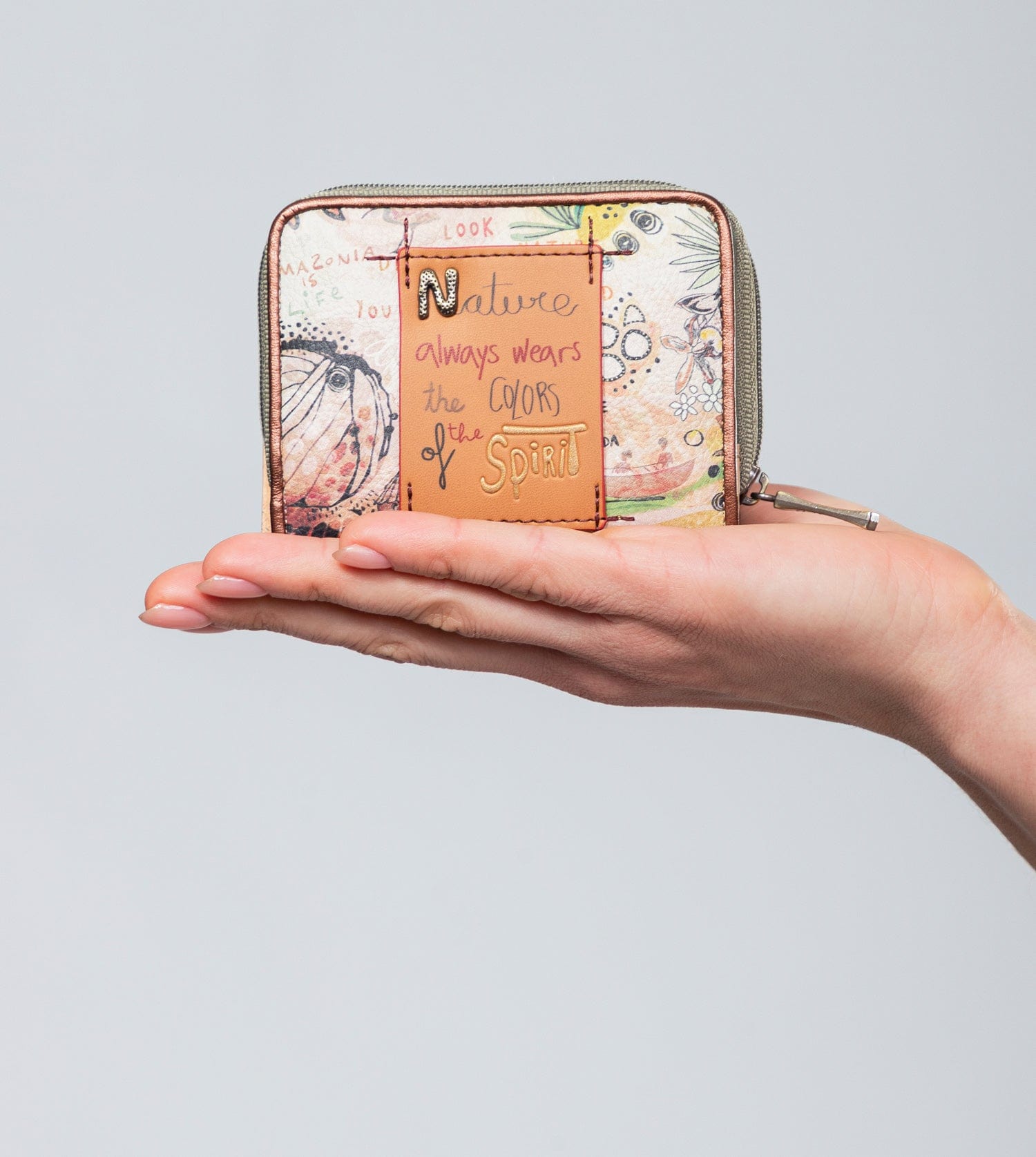 Kleines RFID-Portemonnaie Butterfly