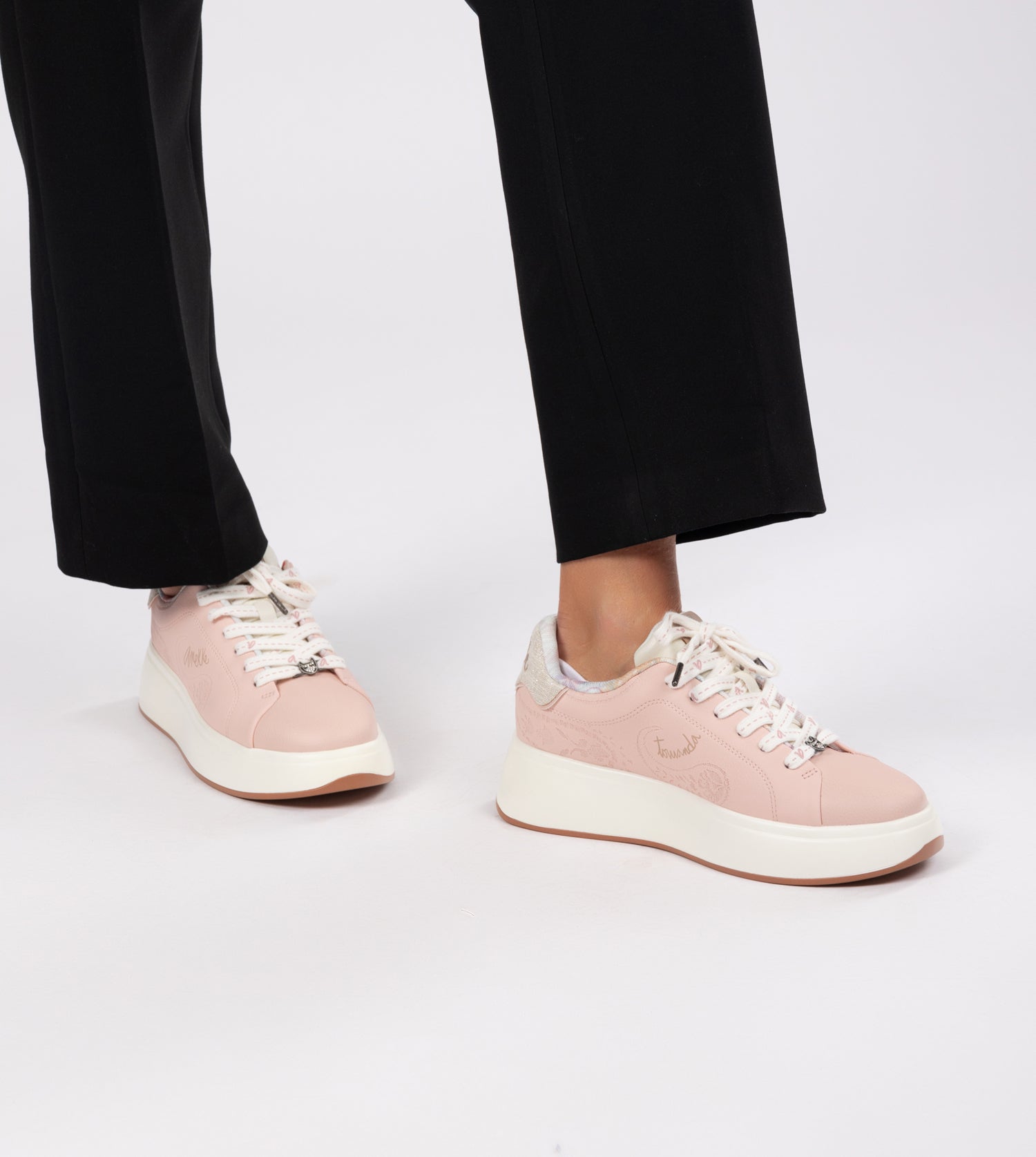 Rosa Peace & Love-Sneaker