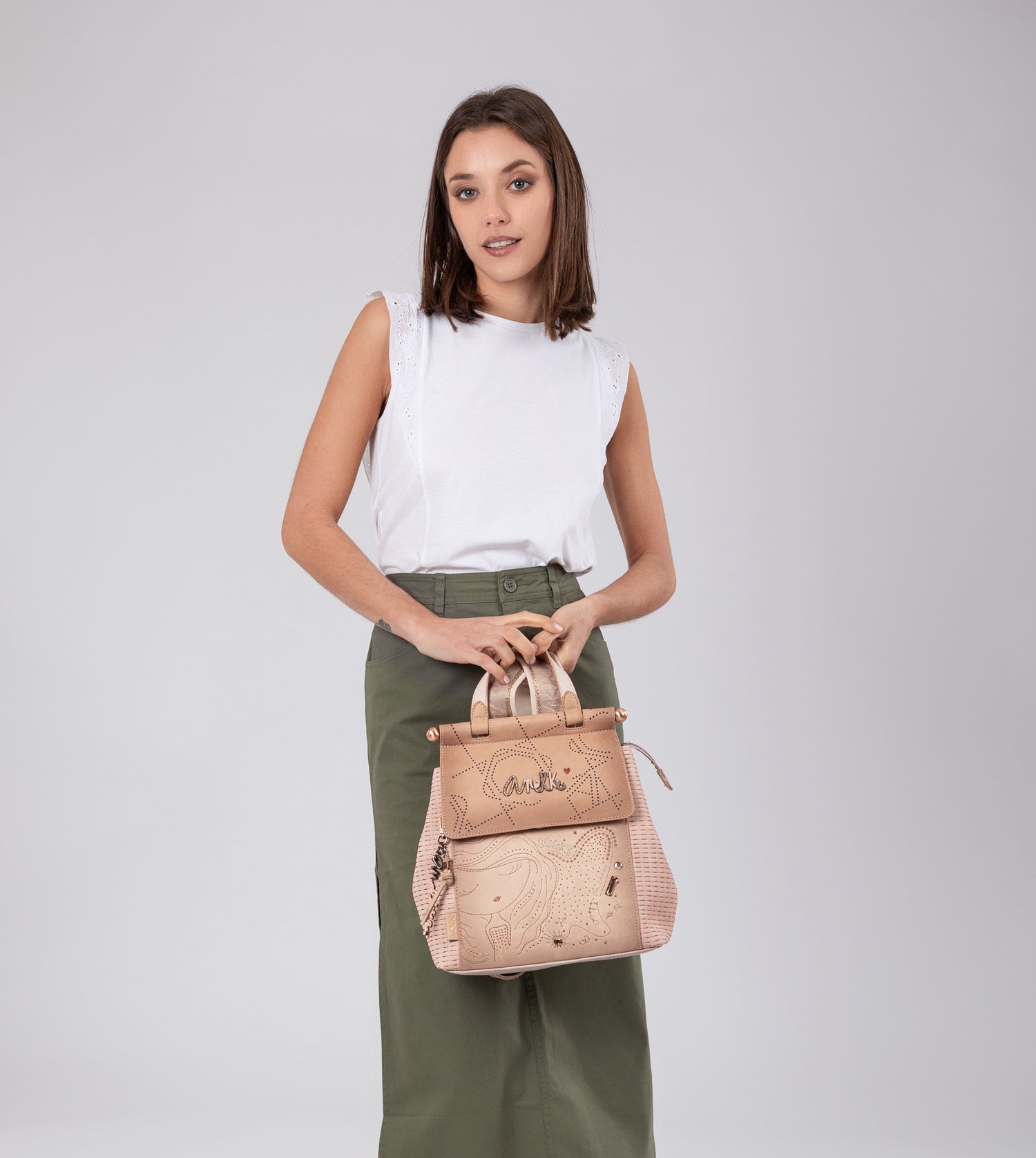 Rucksack „Studio Nude“ mit Überschlag