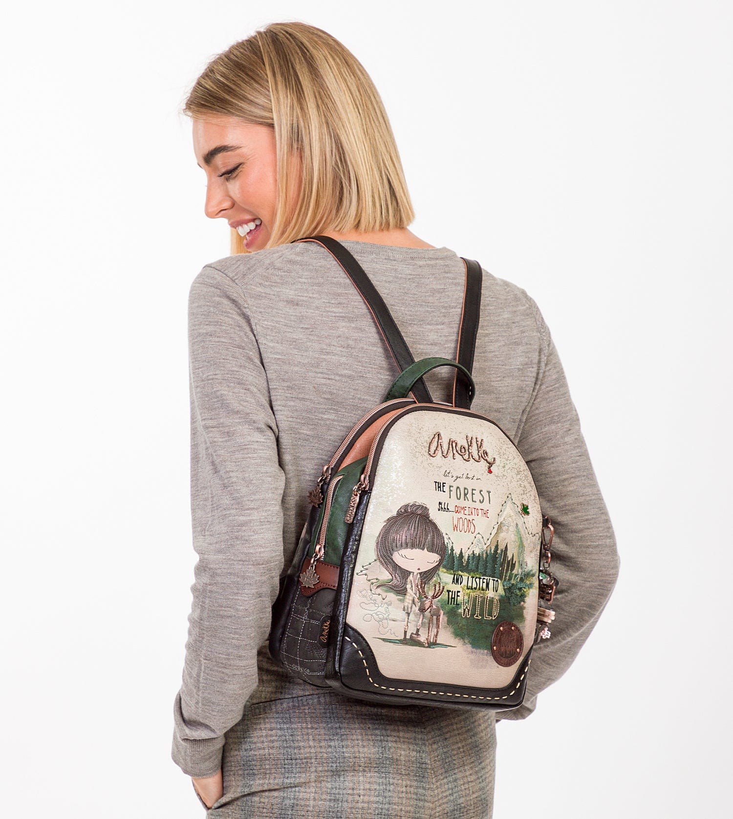 Der Forest Rucksack mit drei Fächern