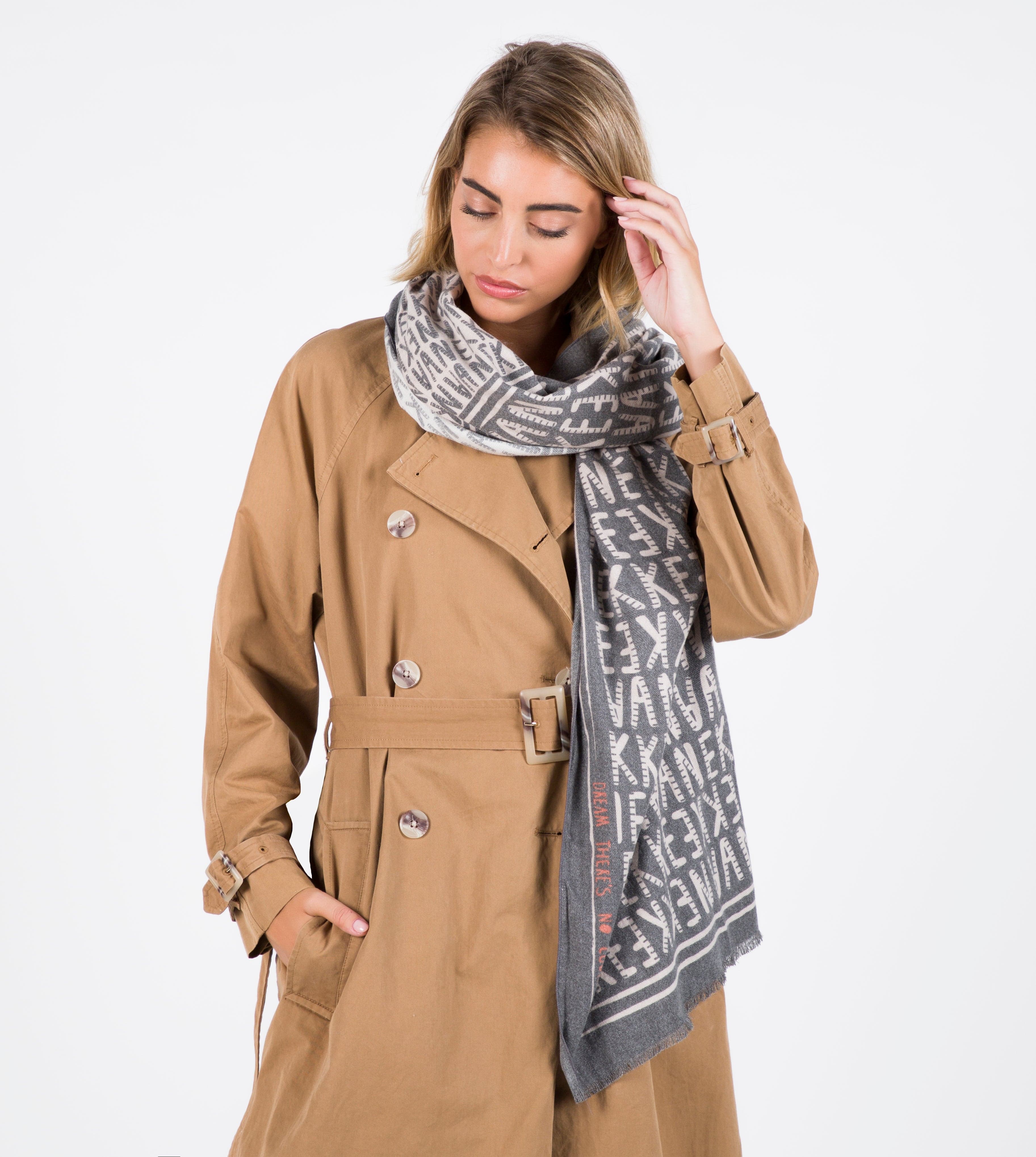 Pashmina mit Logo