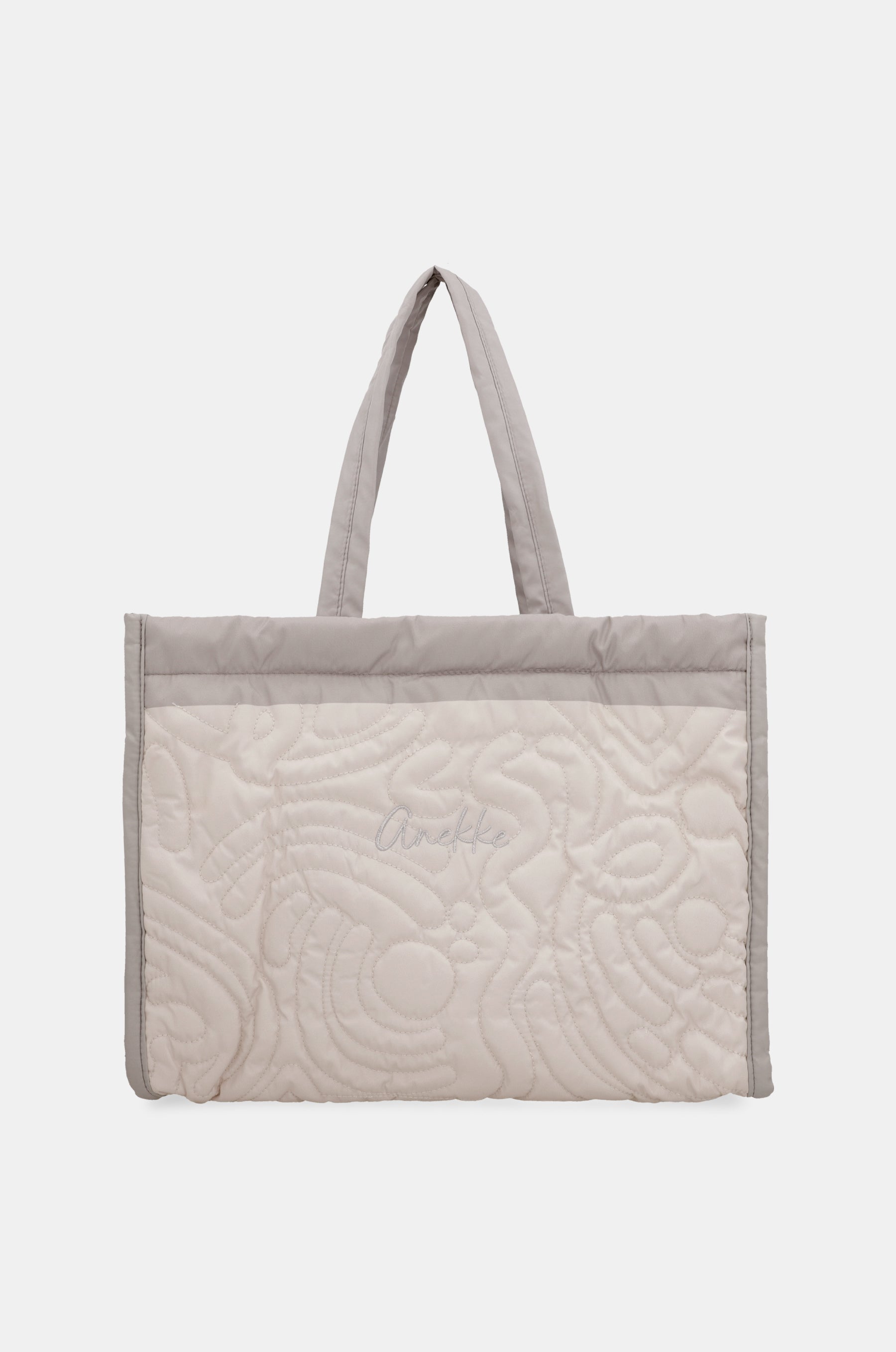 Weiße gepolsterte Strandtasche