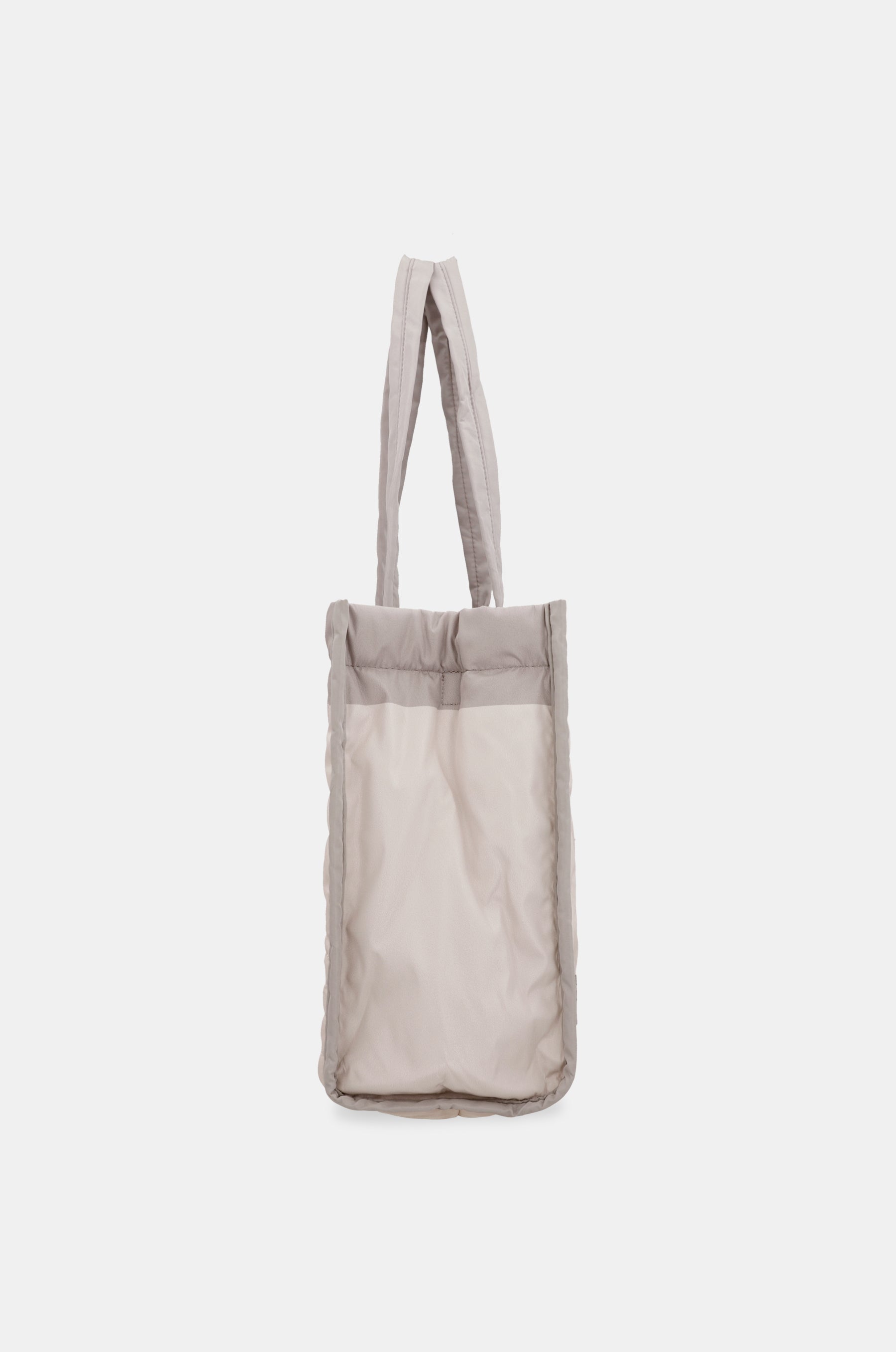 Weiße gepolsterte Strandtasche