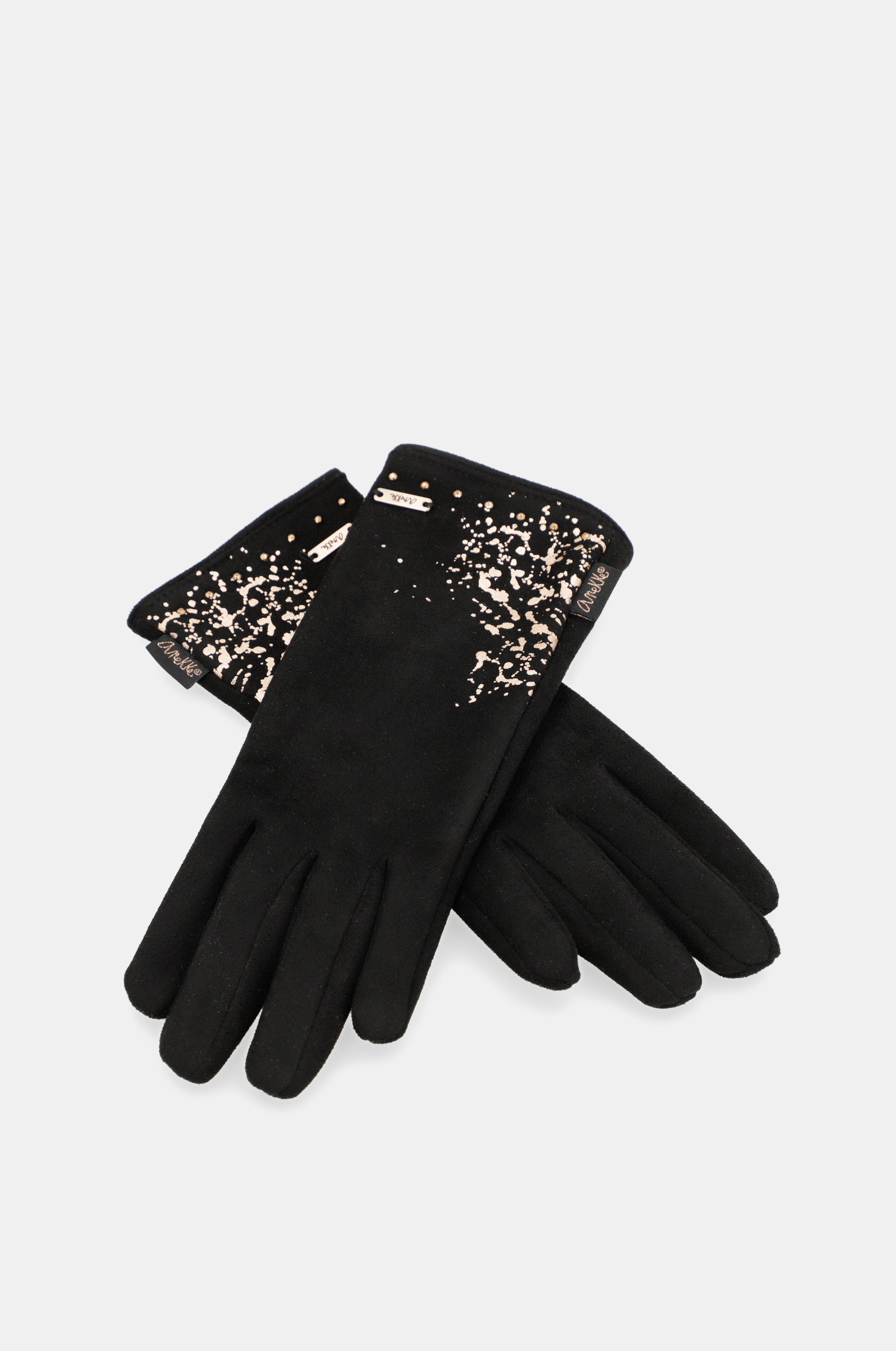 Schwarz gefütterte Innenhandschuhe