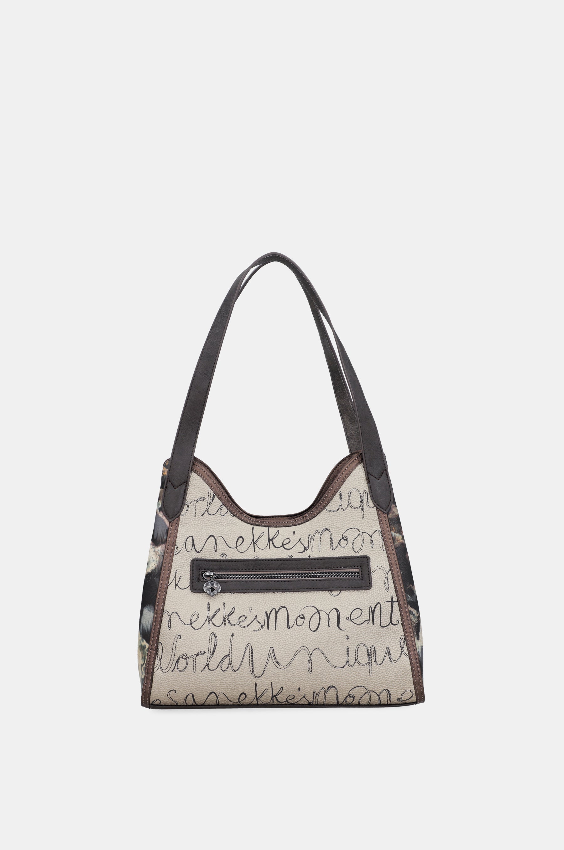 Schultertasche mit 2 Henkeln Real
