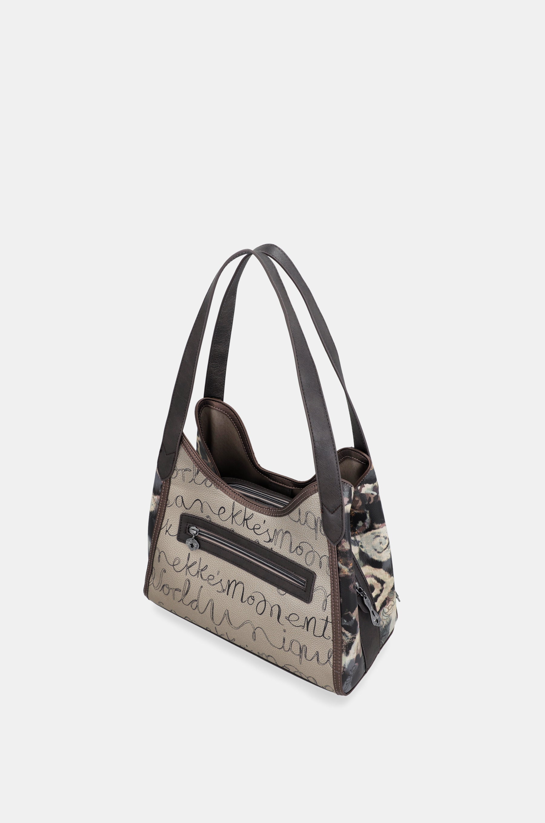 Schultertasche mit 2 Henkeln Real