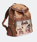 Rucksack mit Country-Print