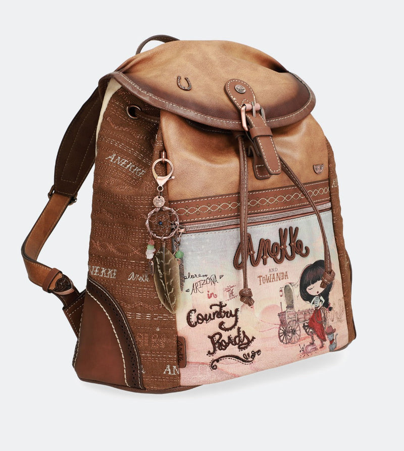 Rucksack mit Country-Print