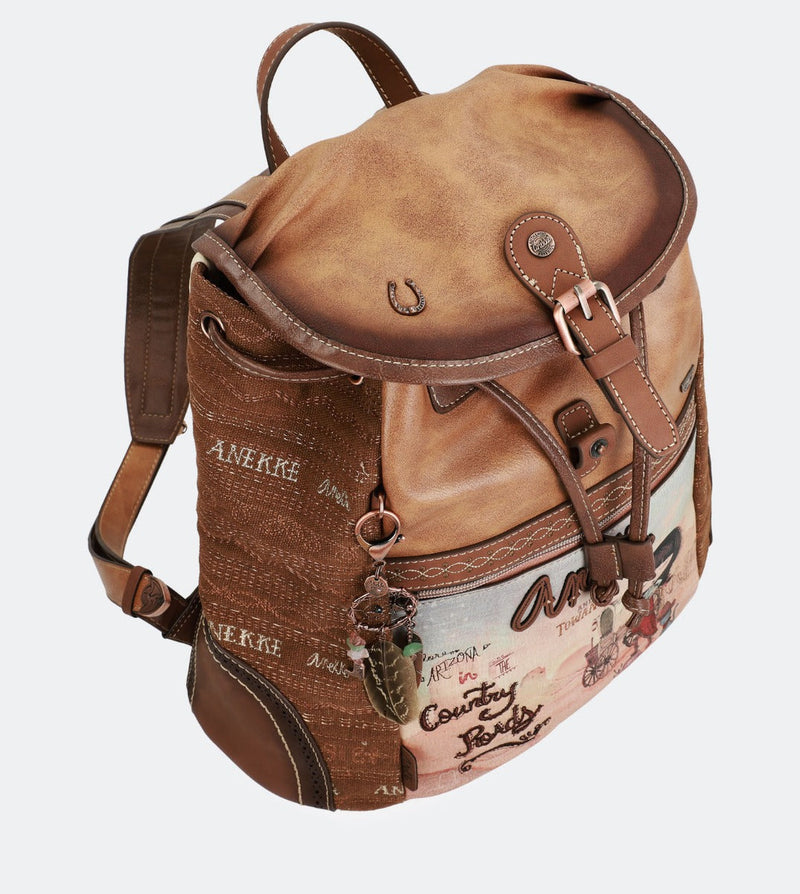 Rucksack mit Country-Print
