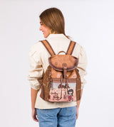 Rucksack mit Country-Print