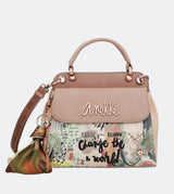 Nature Handtasche mit zwei Fächern