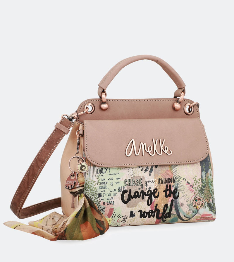 Nature Handtasche mit zwei Fächern